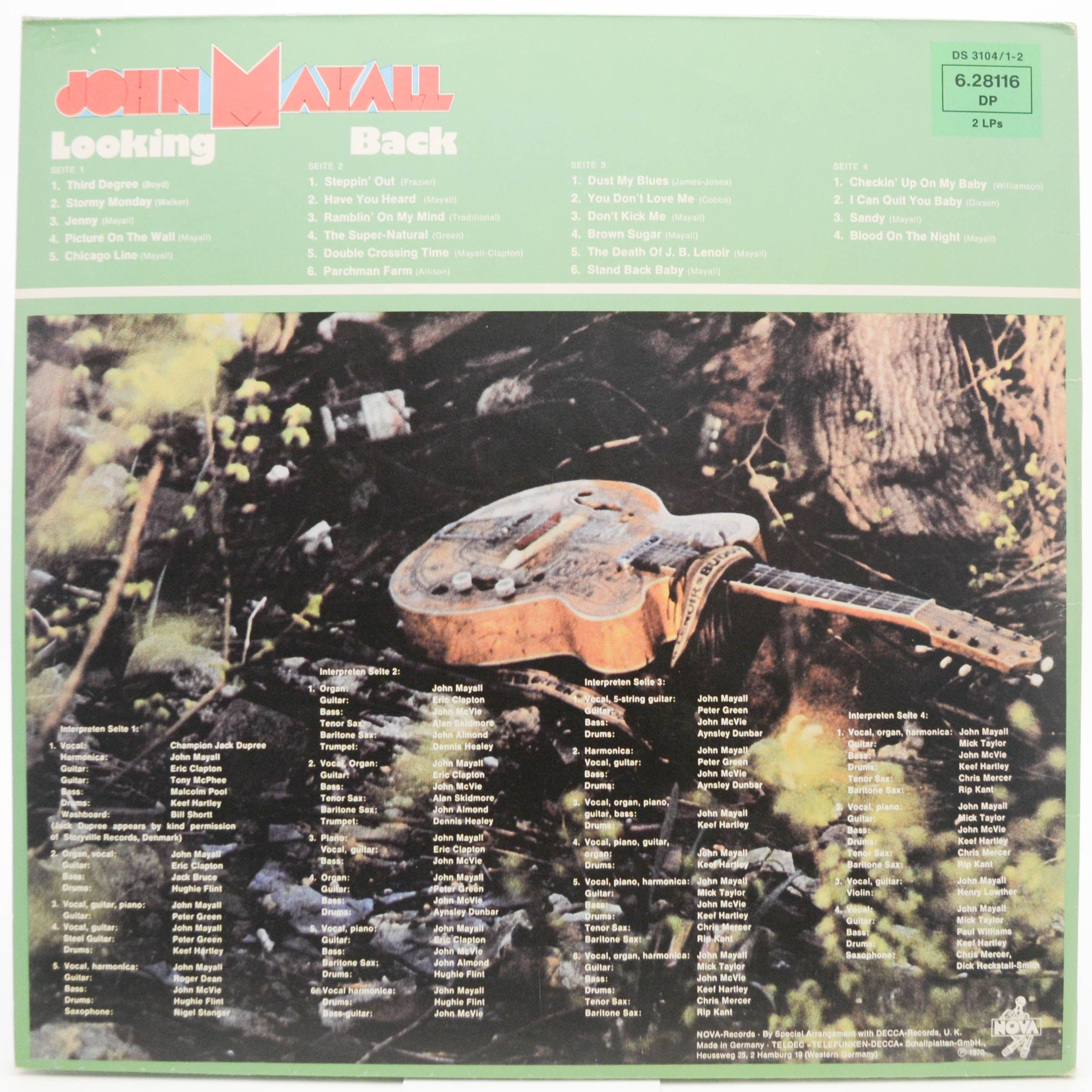 John Mayall — Looking Back (2LP), 1969