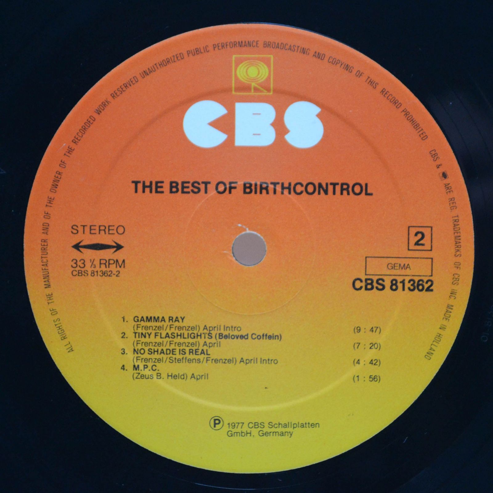 Birth Control — The Best Of Birth Control, 1977