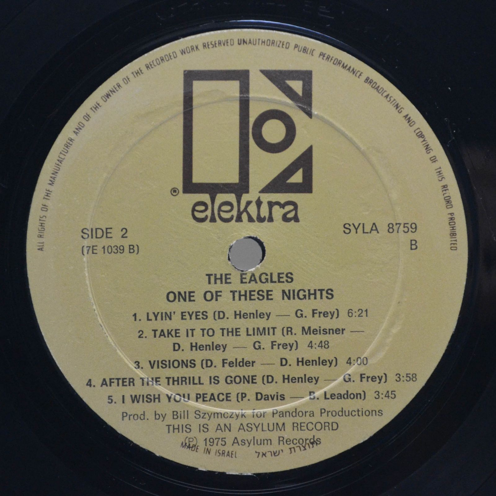 Eagles — One Of These Nights, 1975