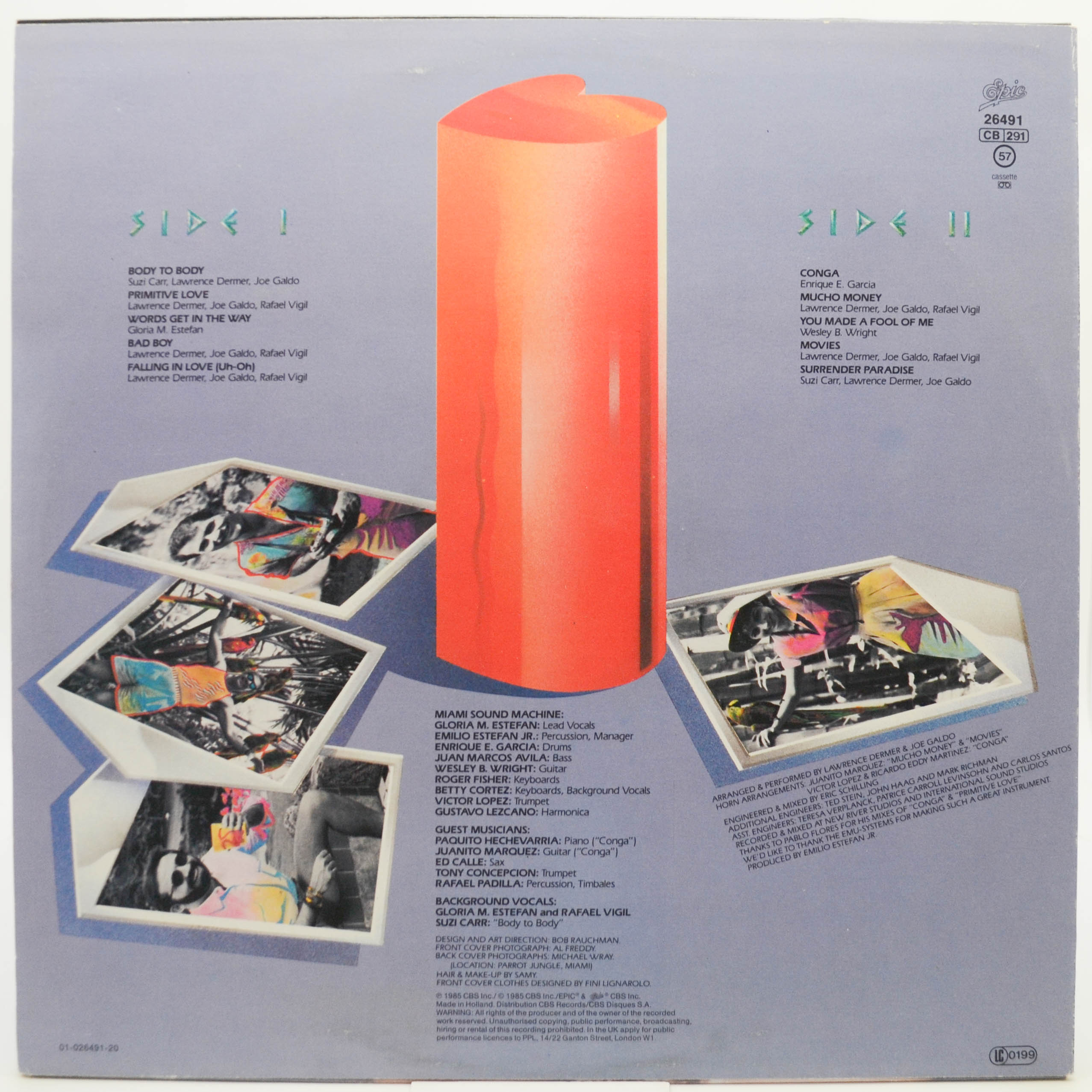 Miami Sound Machine — Primitive Love, 1985