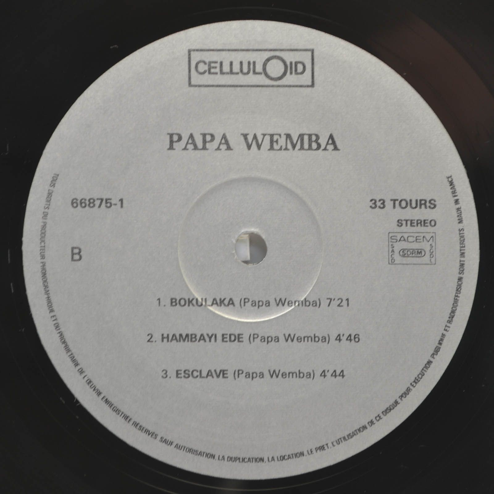 Papa Wemba — M'Fono Yami, 1988