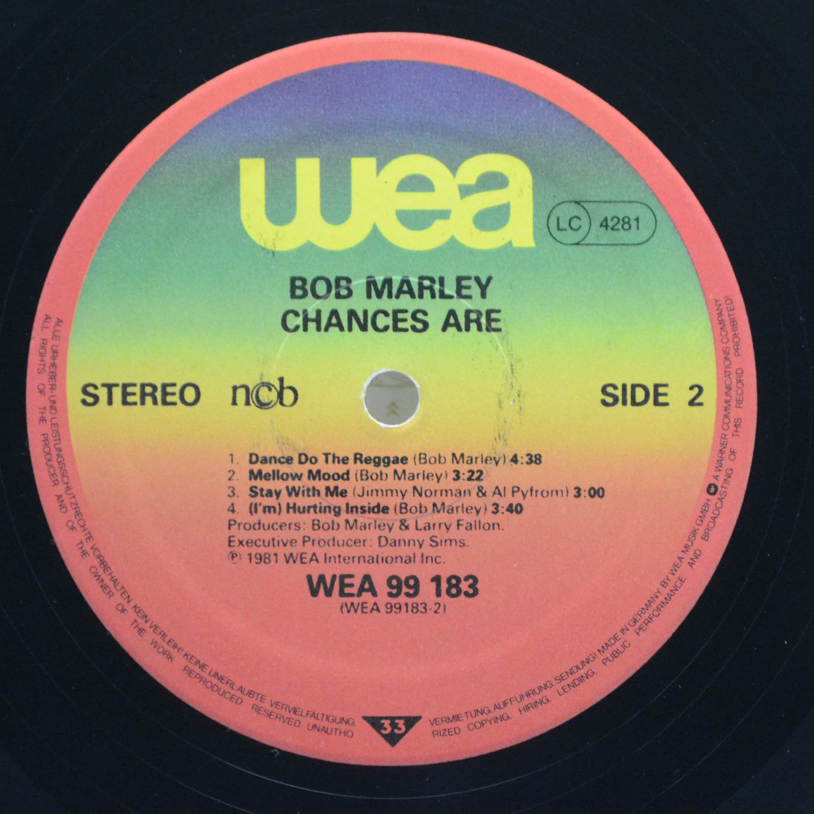 Bob Marley — Chances Are, 1981