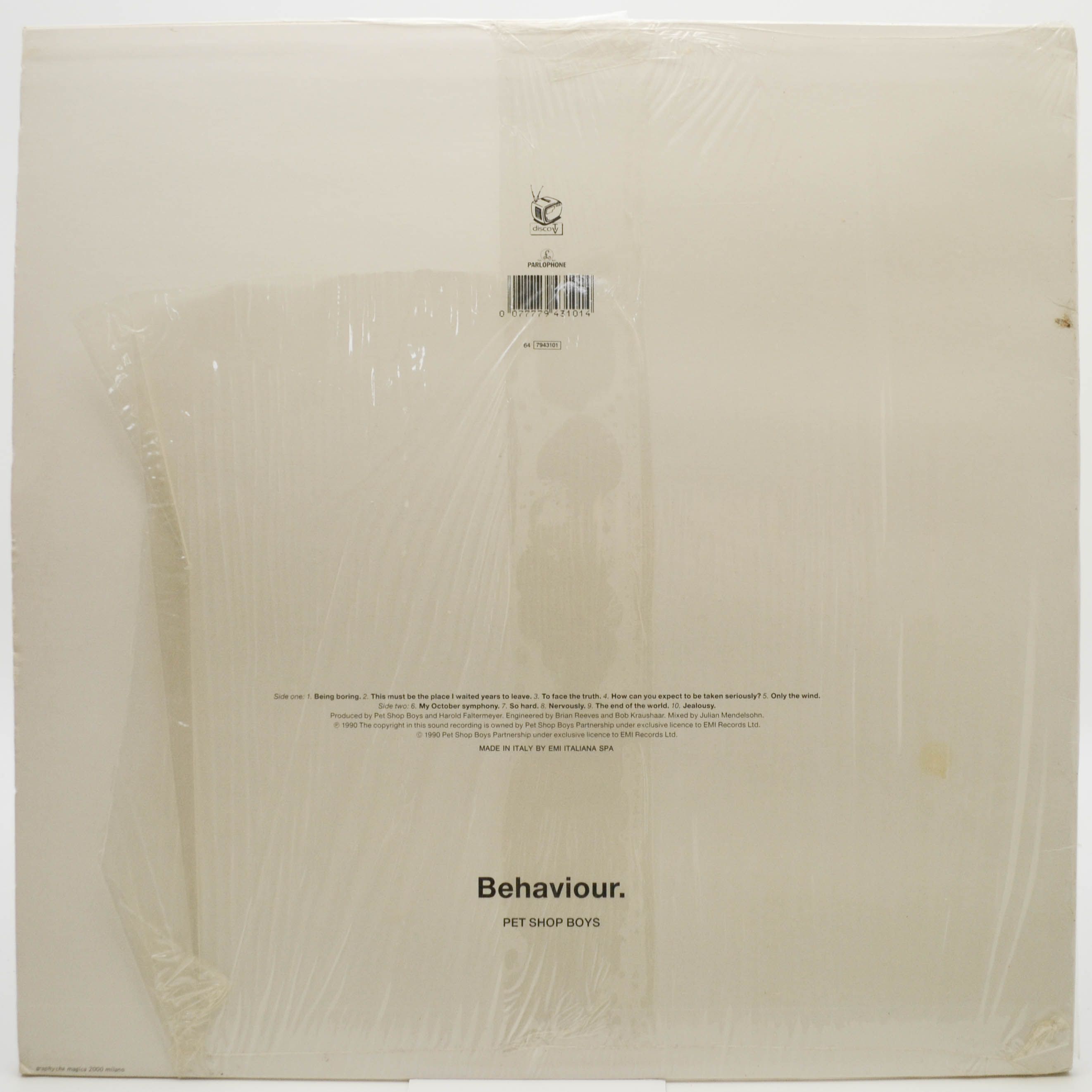 Pet Shop Boys — Behaviour, 1990