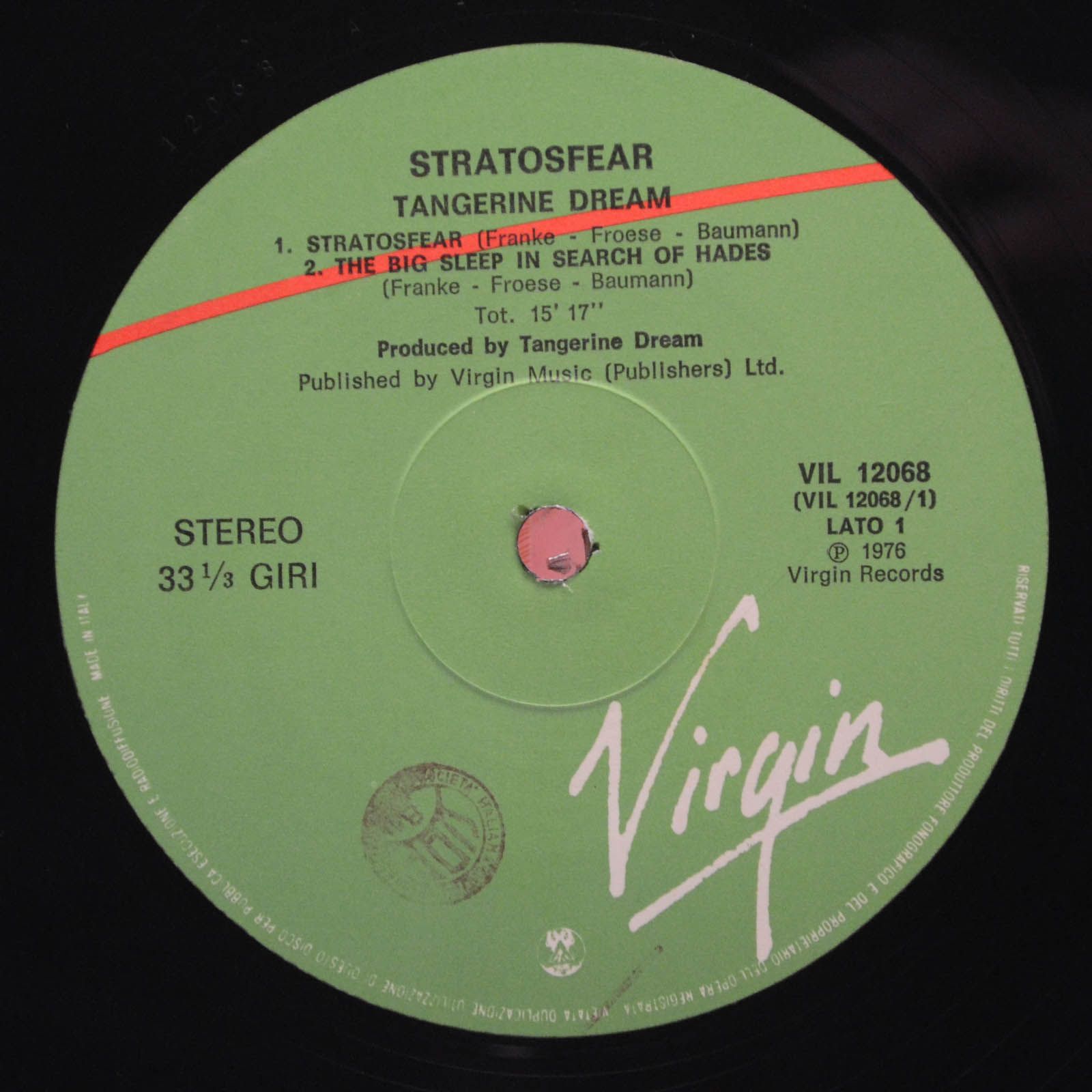 Tangerine Dream — Stratosfear, 1976