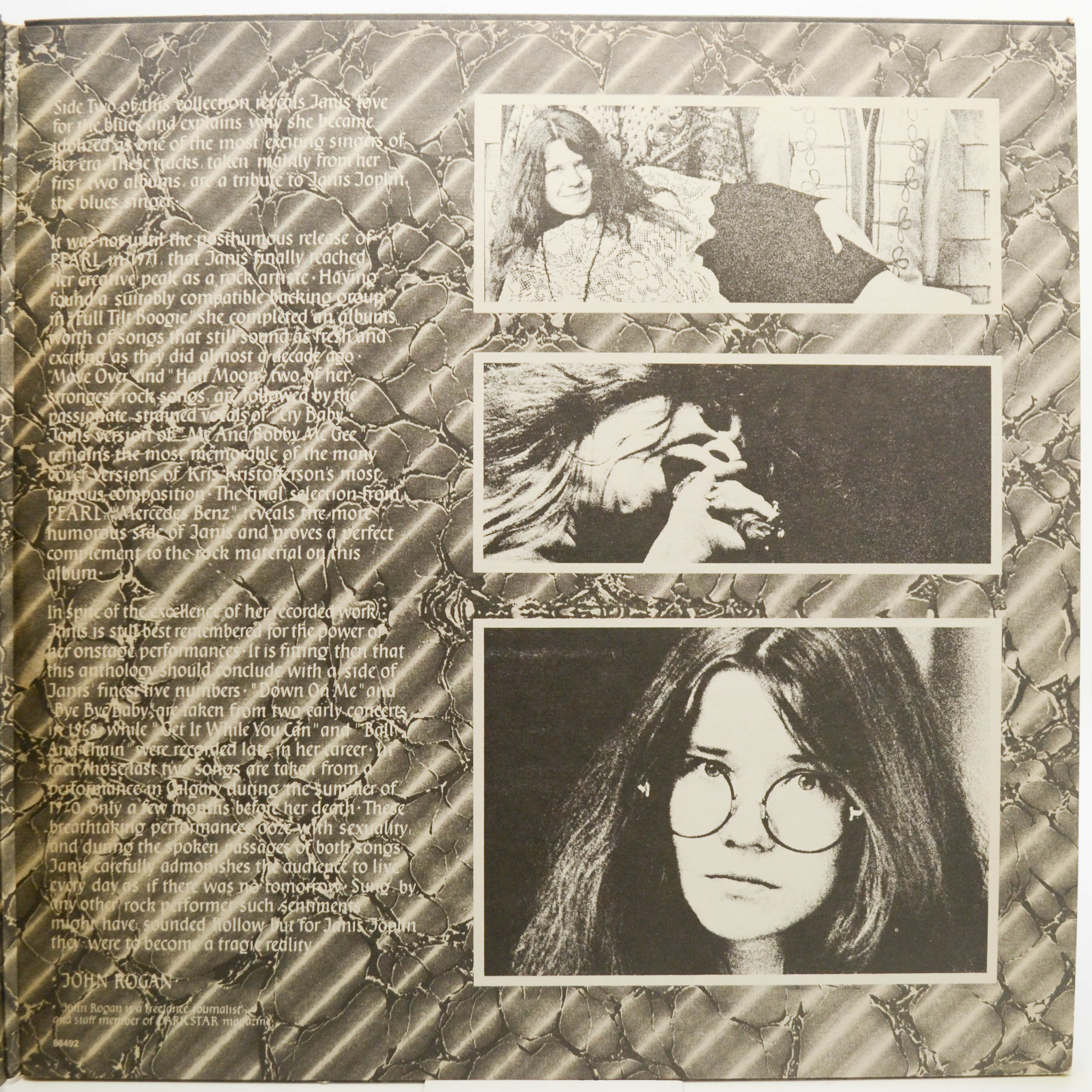 Janis Joplin — Anthology (2LP), 1980