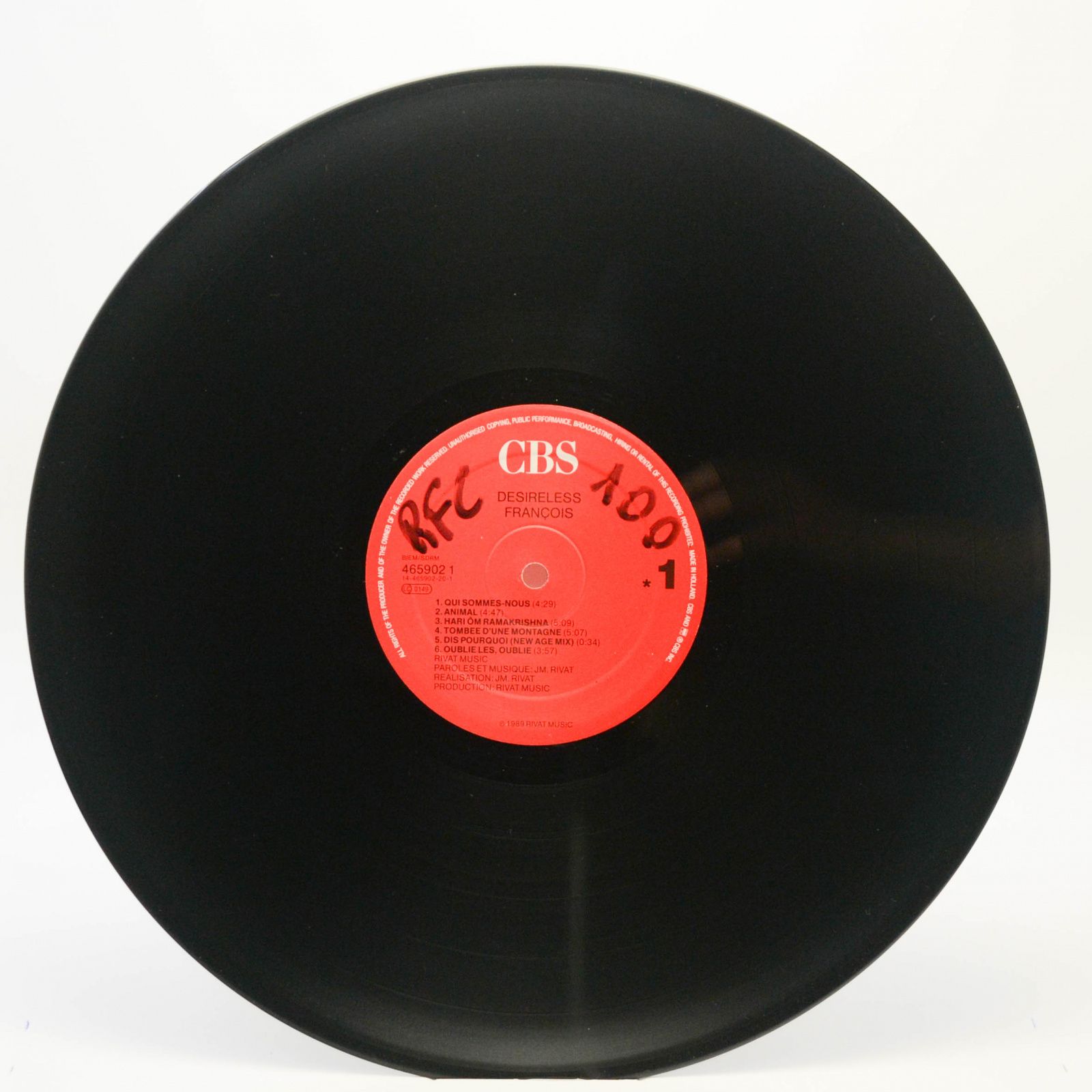 Desireless — François, 1989