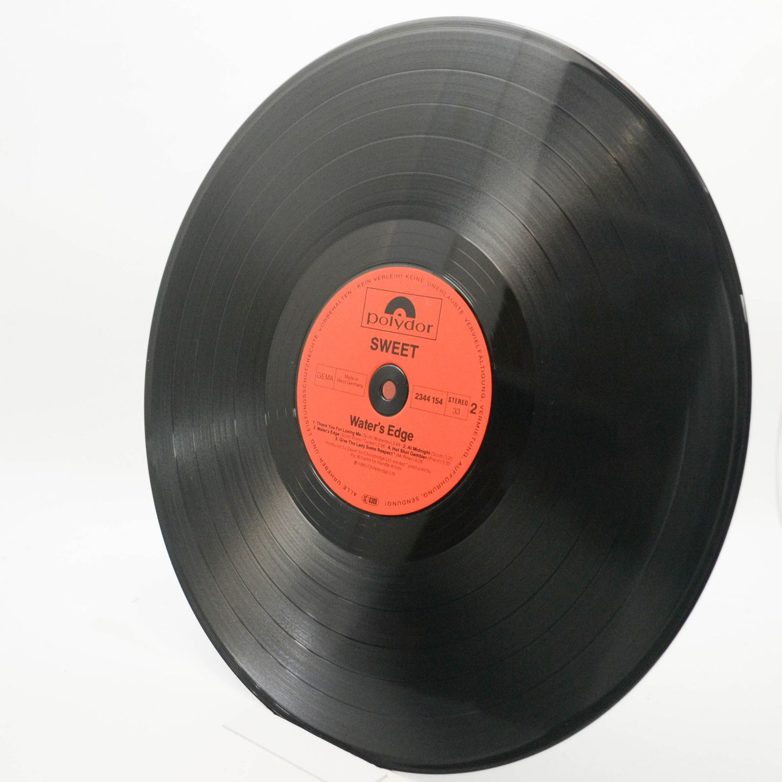 Sweet — Waters Edge, 1980