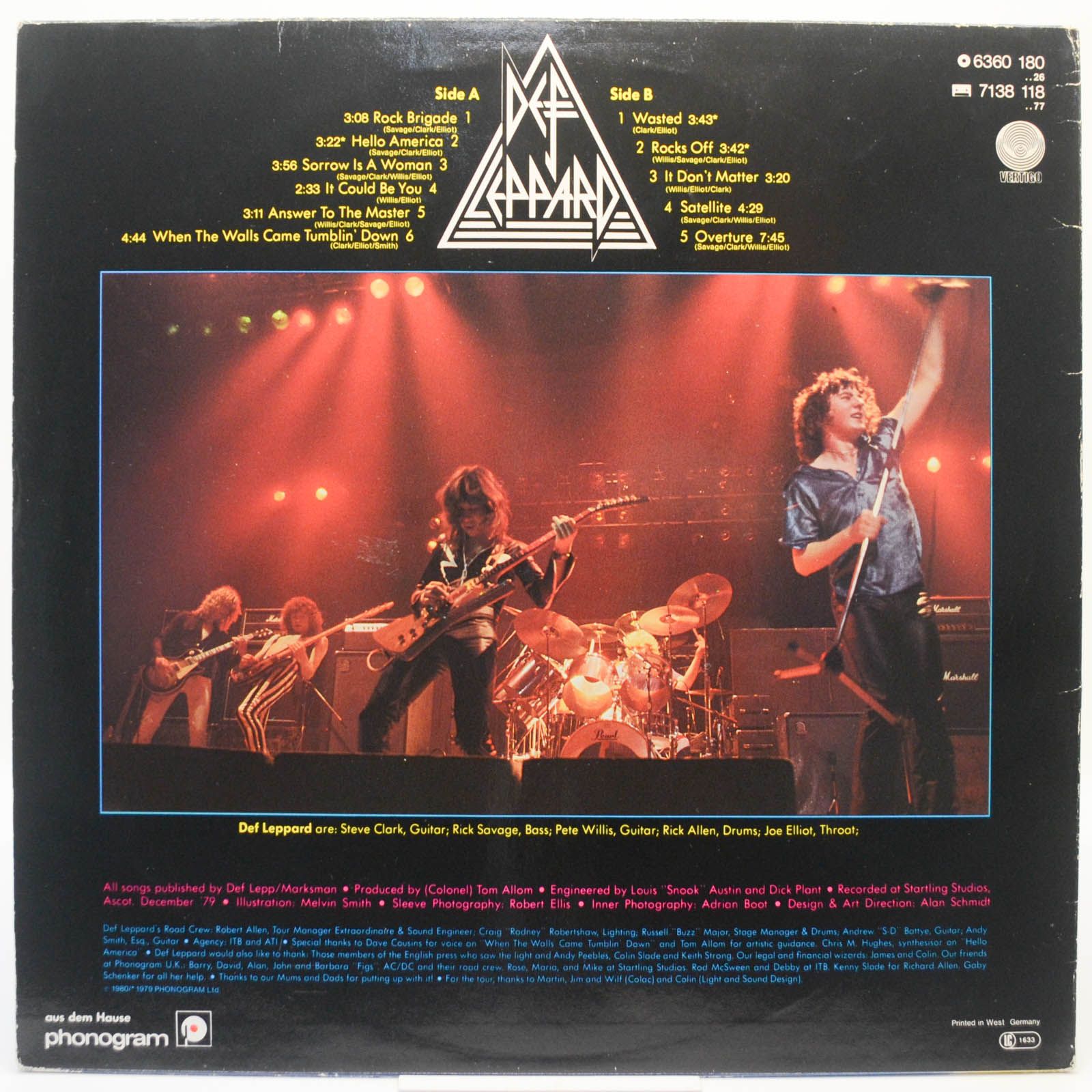 Def Leppard — On Through The Night, 1980