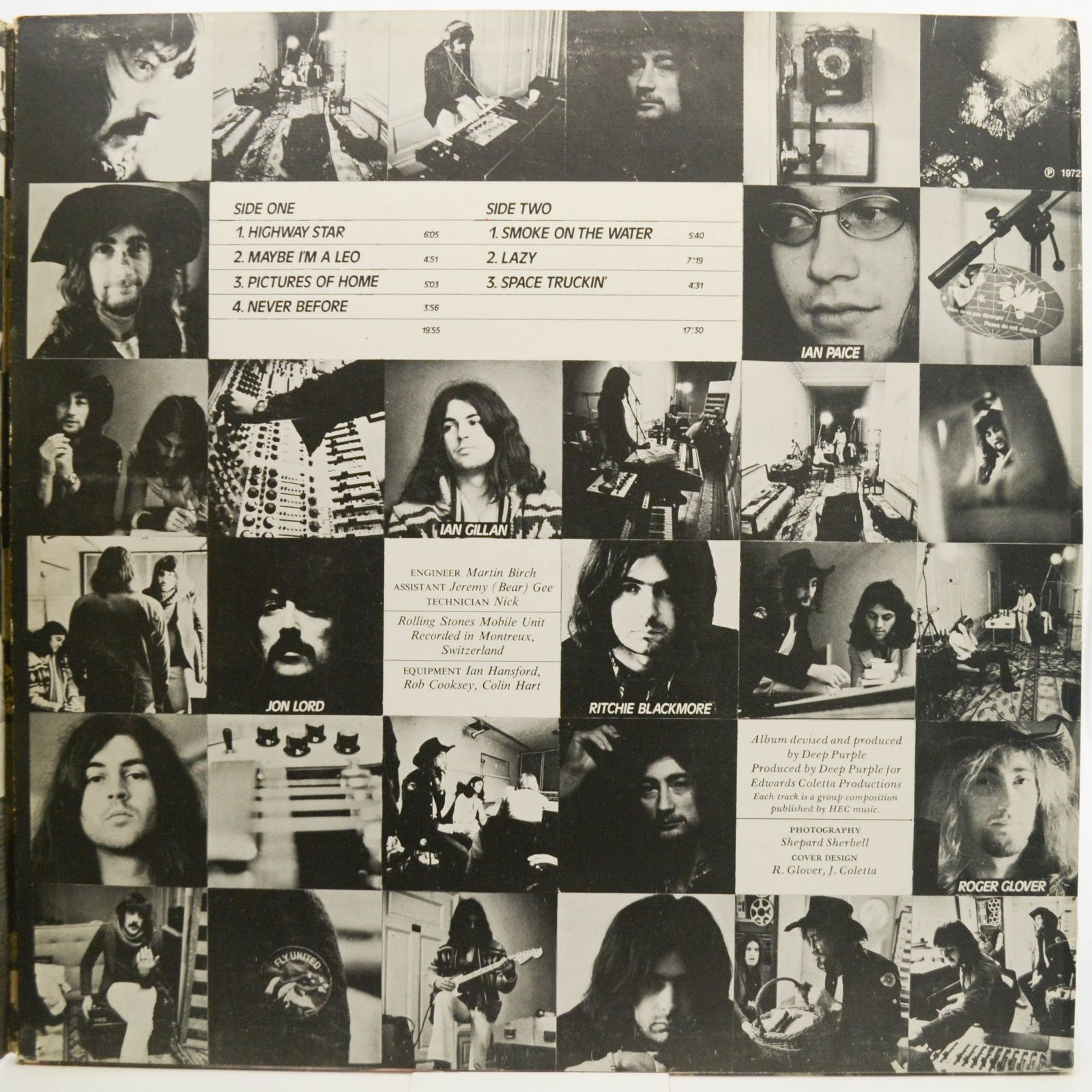 Deep Purple — Machine Head (poster), 1972