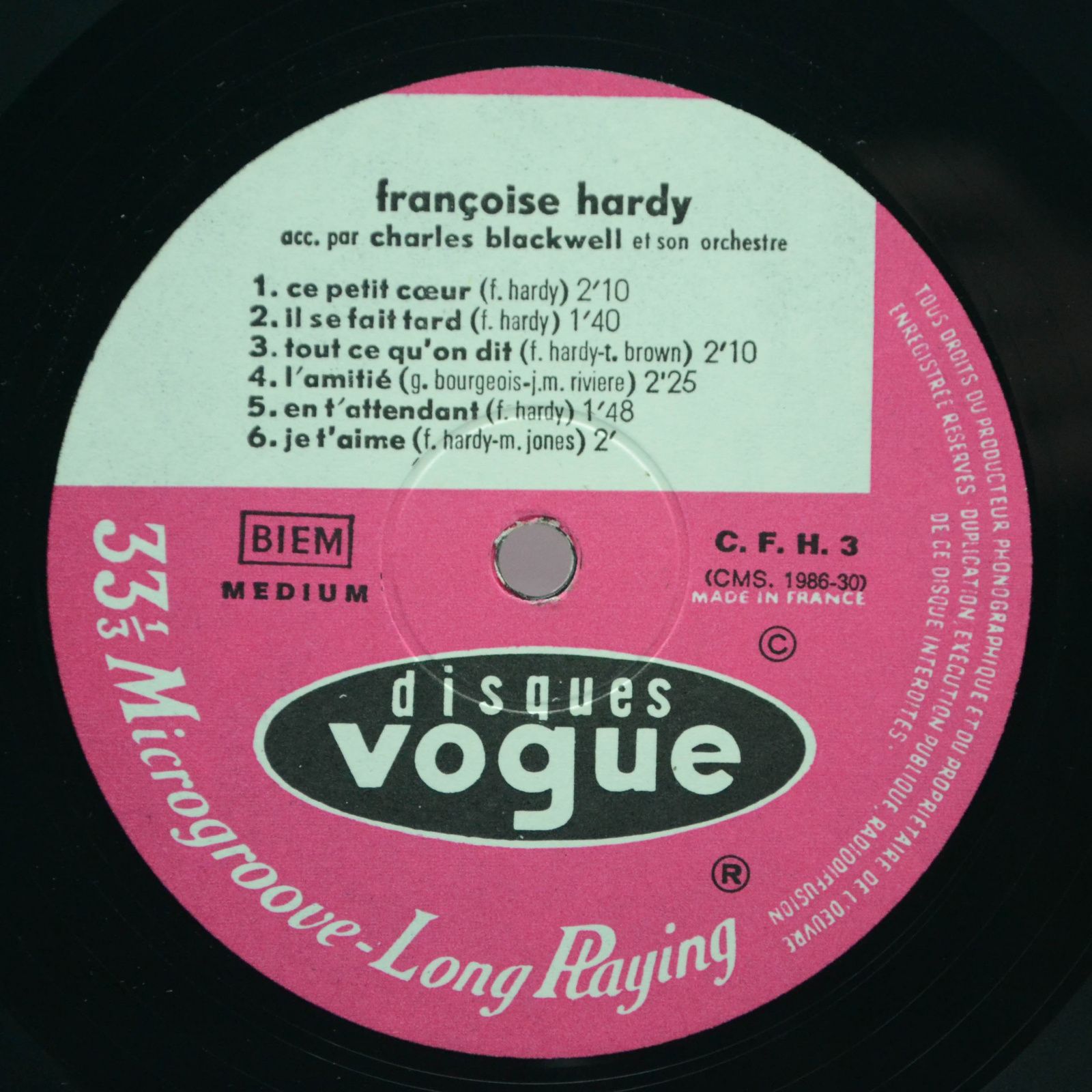 Françoise Hardy — Françoise Hardy (France), 1965