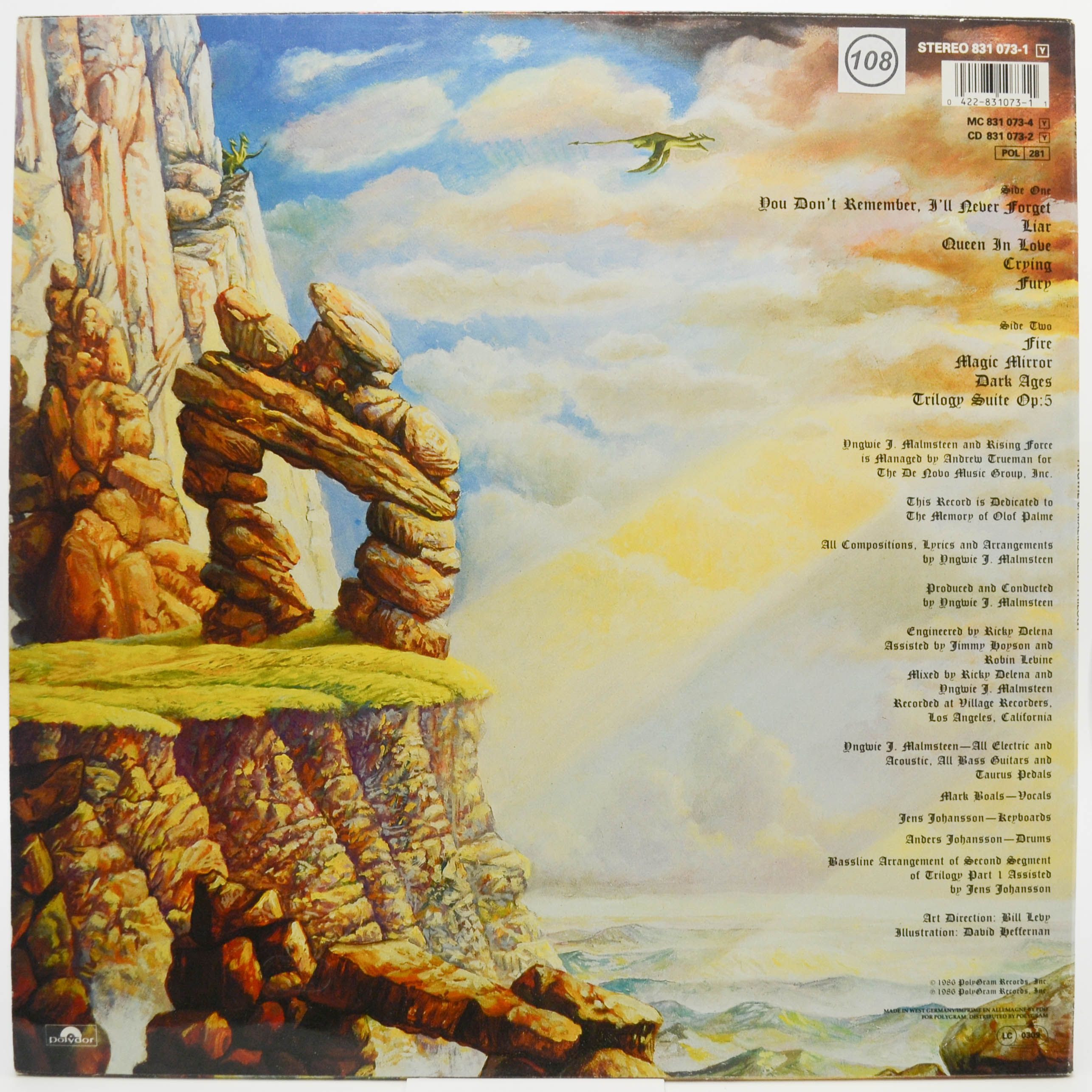 Yngwie J. Malmsteen — Trilogy, 1986