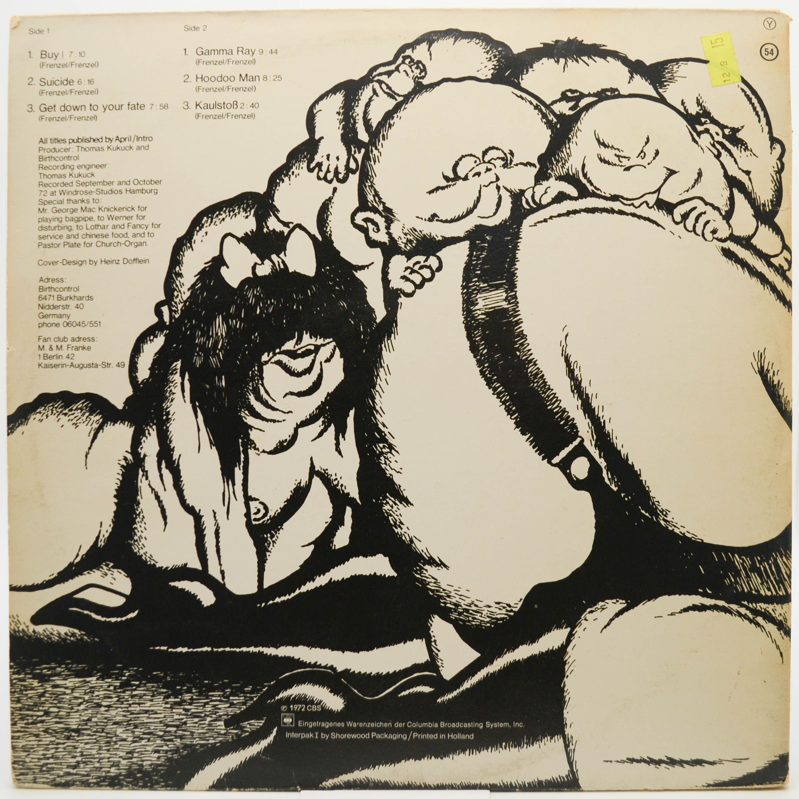 Birth Control — Hoodoo Man, 1972