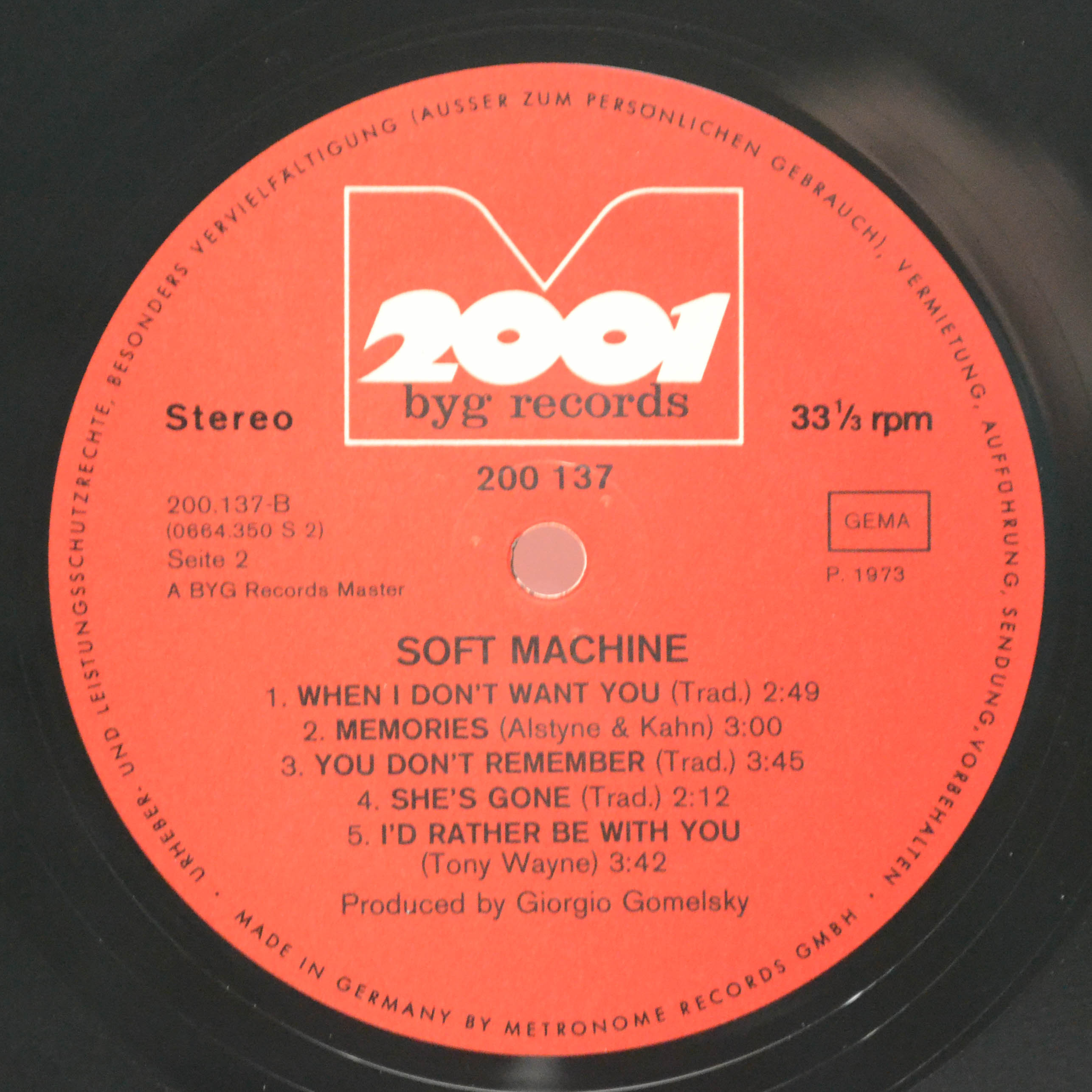 Soft Machine — Soft Machine, 1973