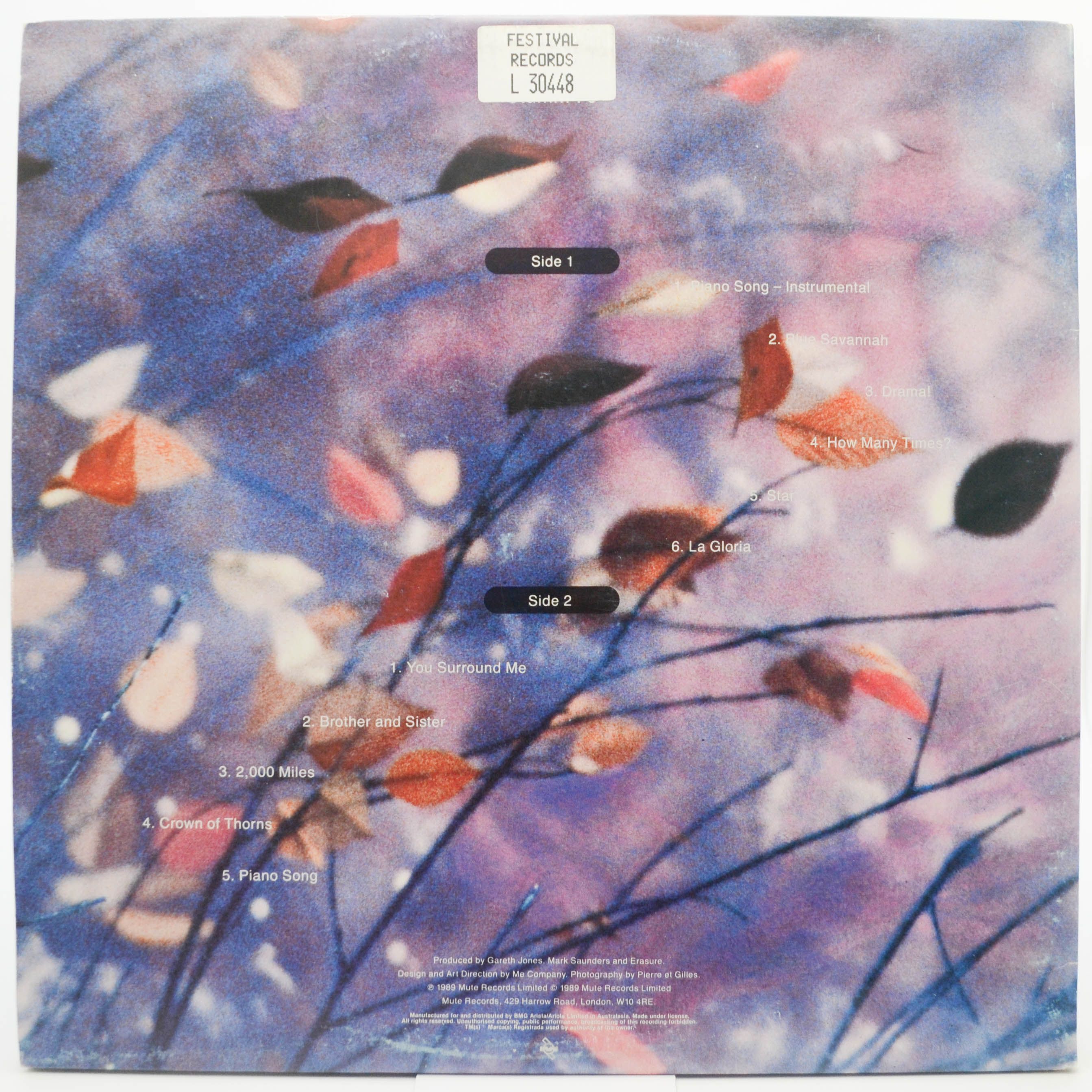 Erasure — Wild (1-st, UK), 1989