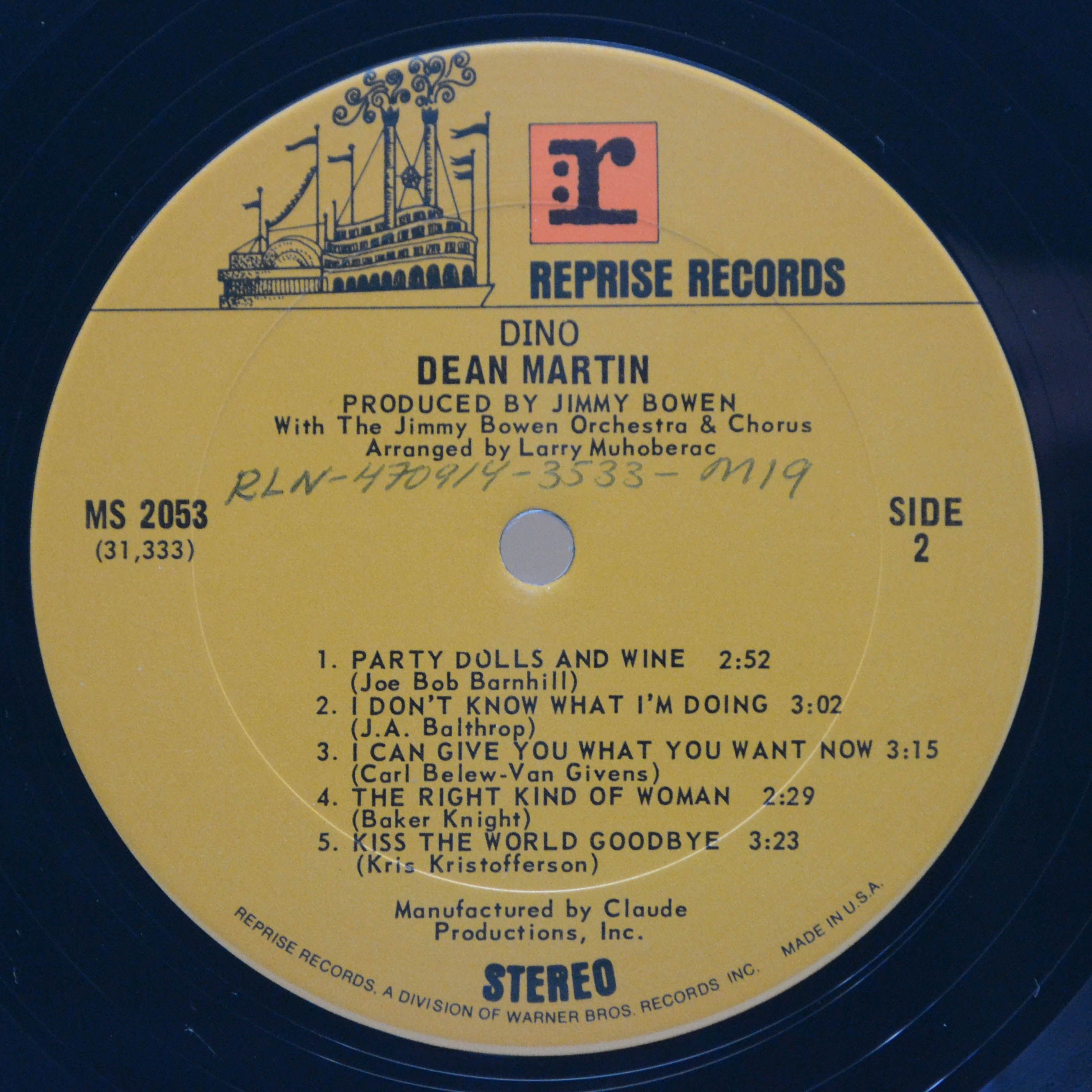 Dean Martin — Dino (1-st, USA), 1972