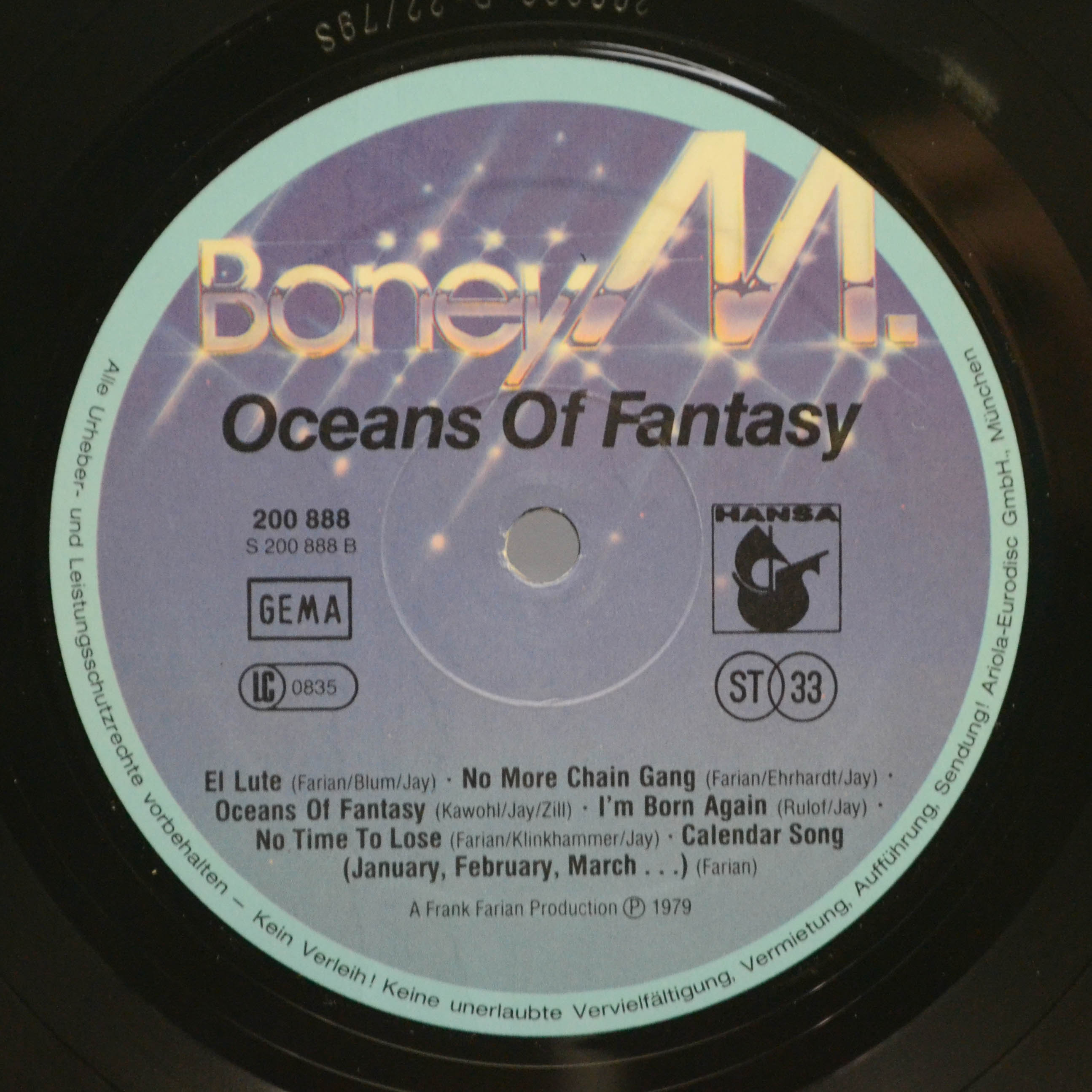 Boney M. — Oceans Of Fantasy, 1979
