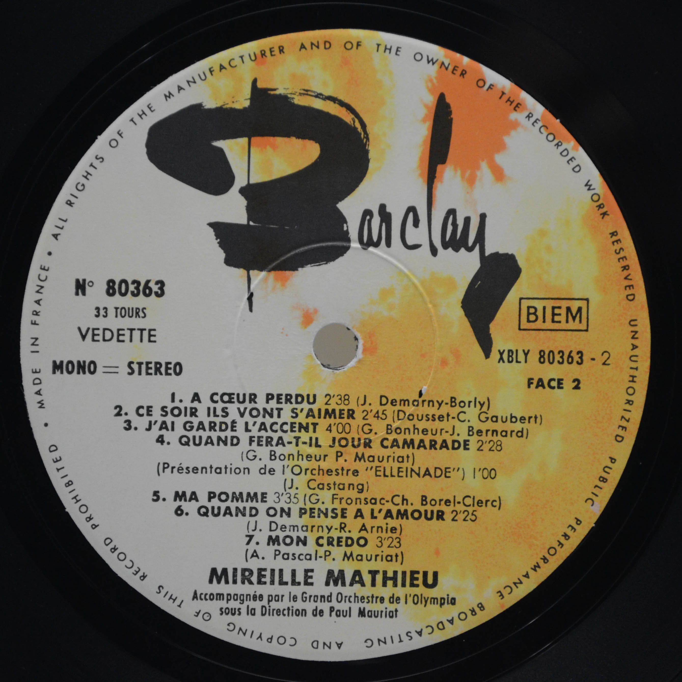 Mireille Mathieu — En Direct De L'Olympia, 1968