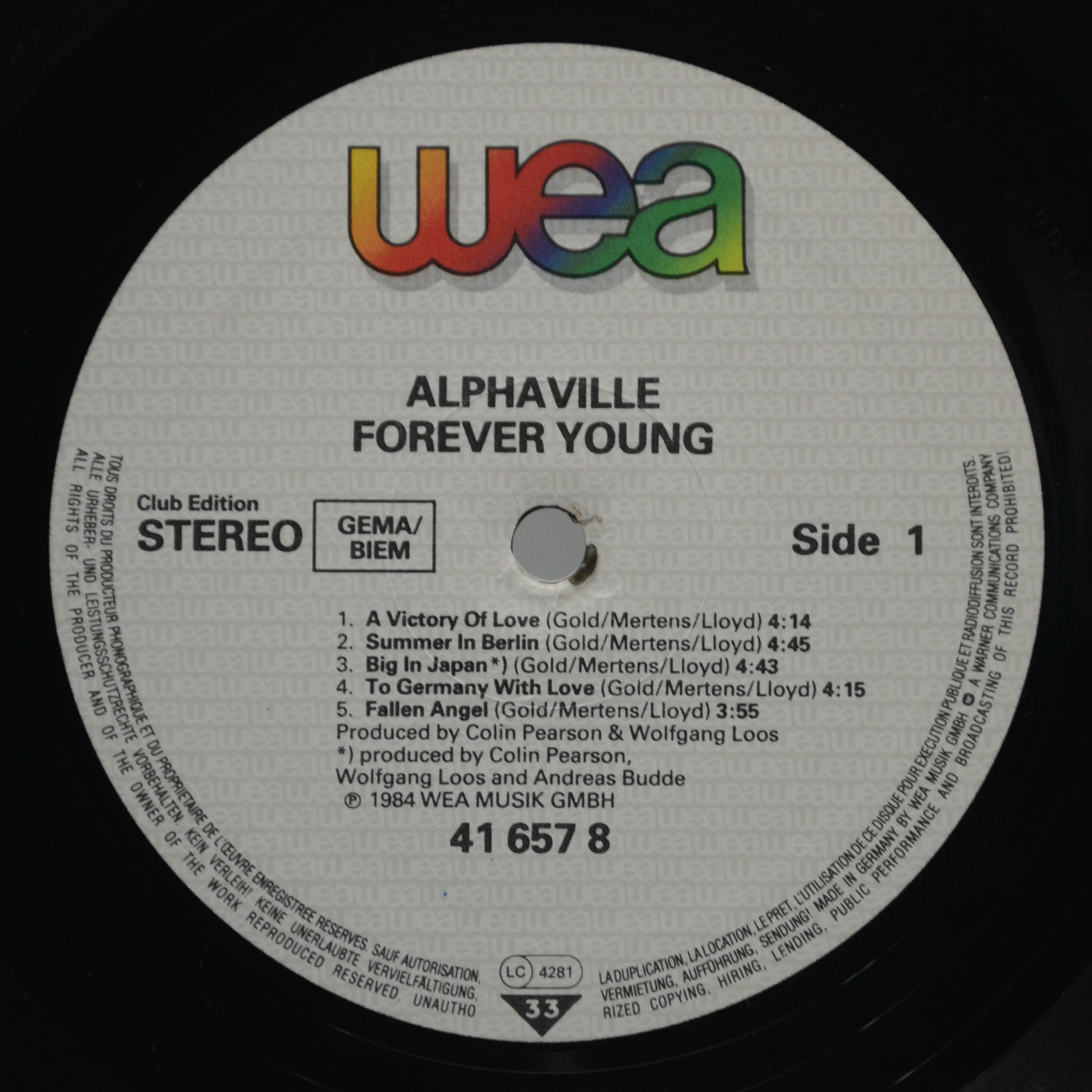 Alphaville — Forever Young, 1984