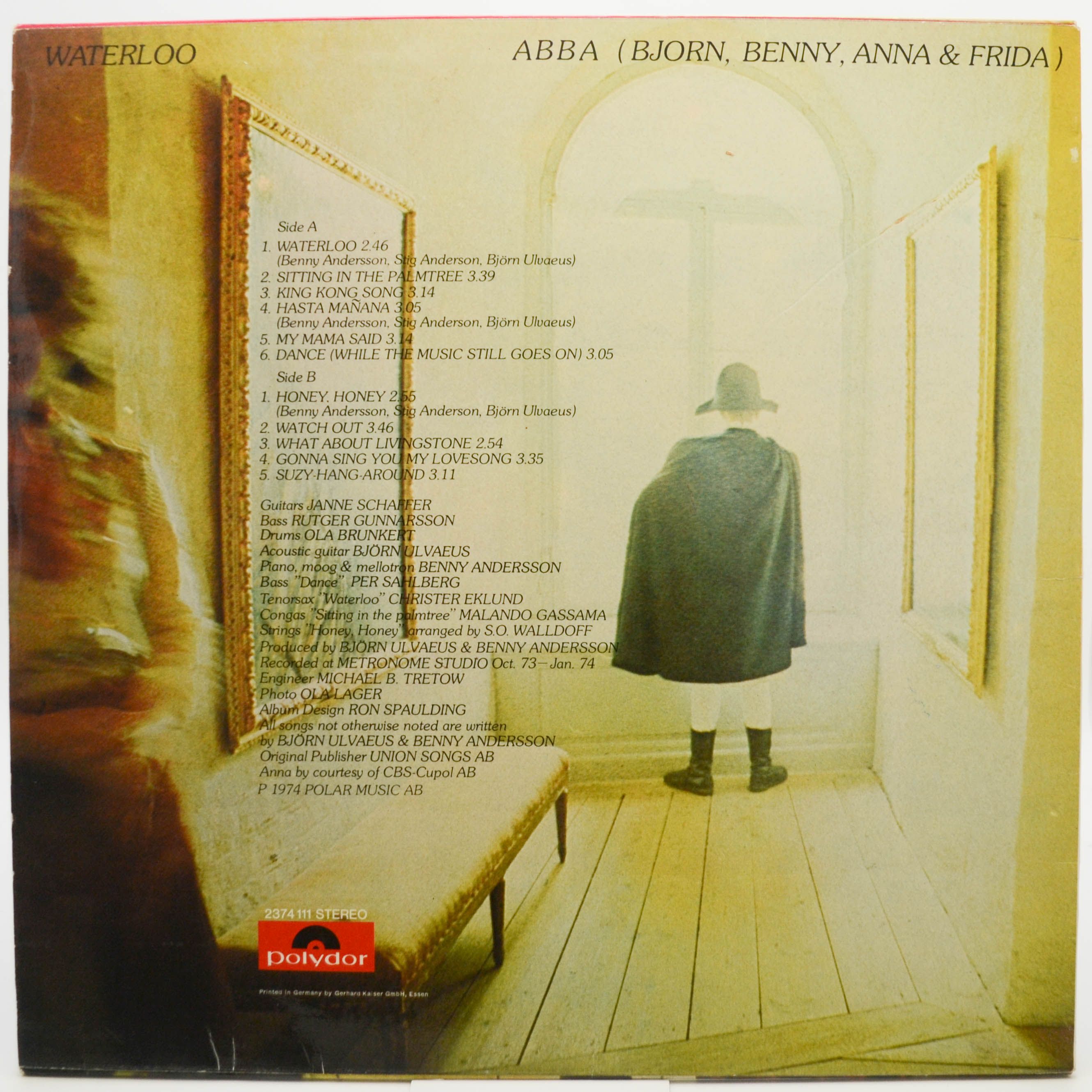 ABBA, Bjorn, Benny, Anna & Frida — Waterloo, 1974