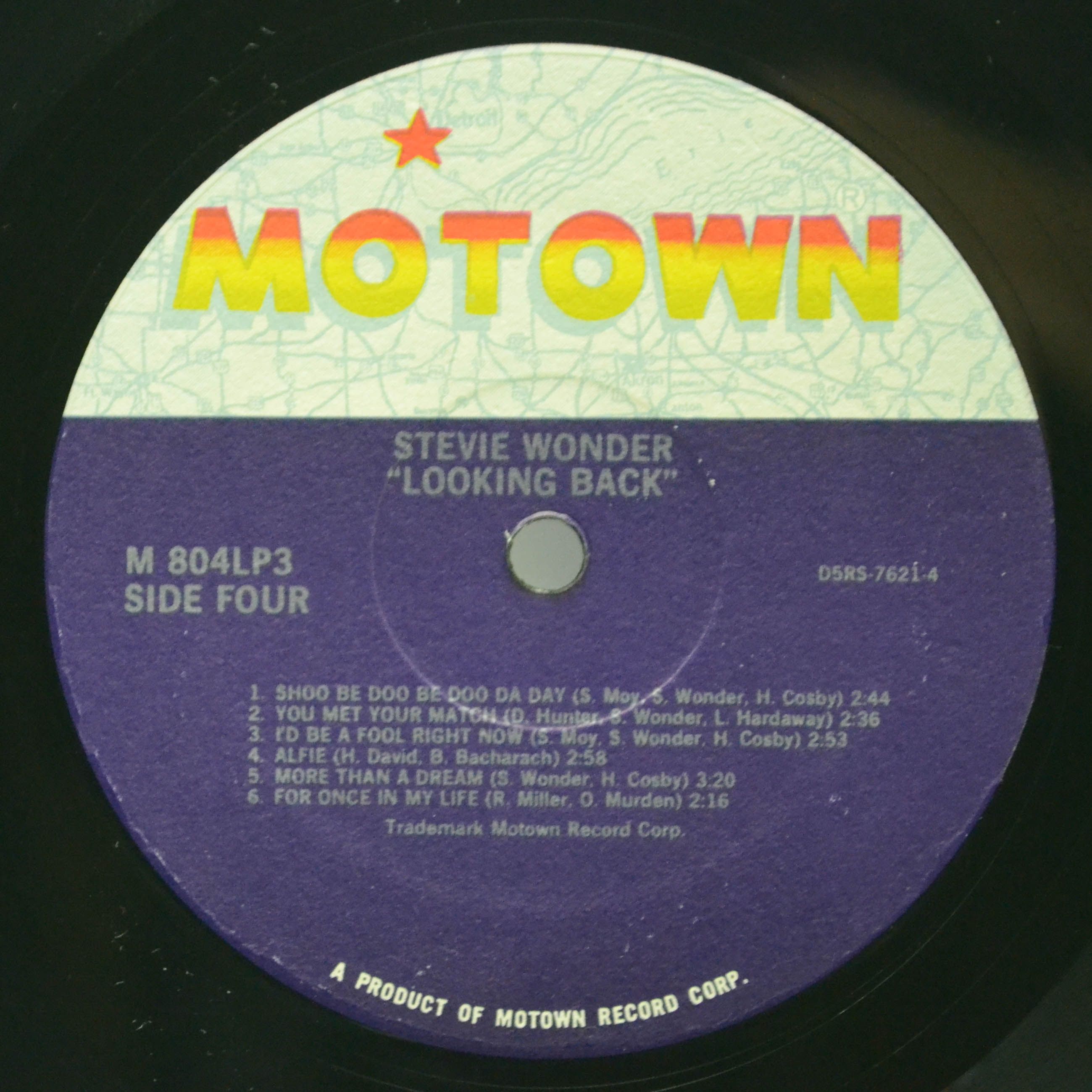 Stevie Wonder — Looking Back (3LP, USA), 1974