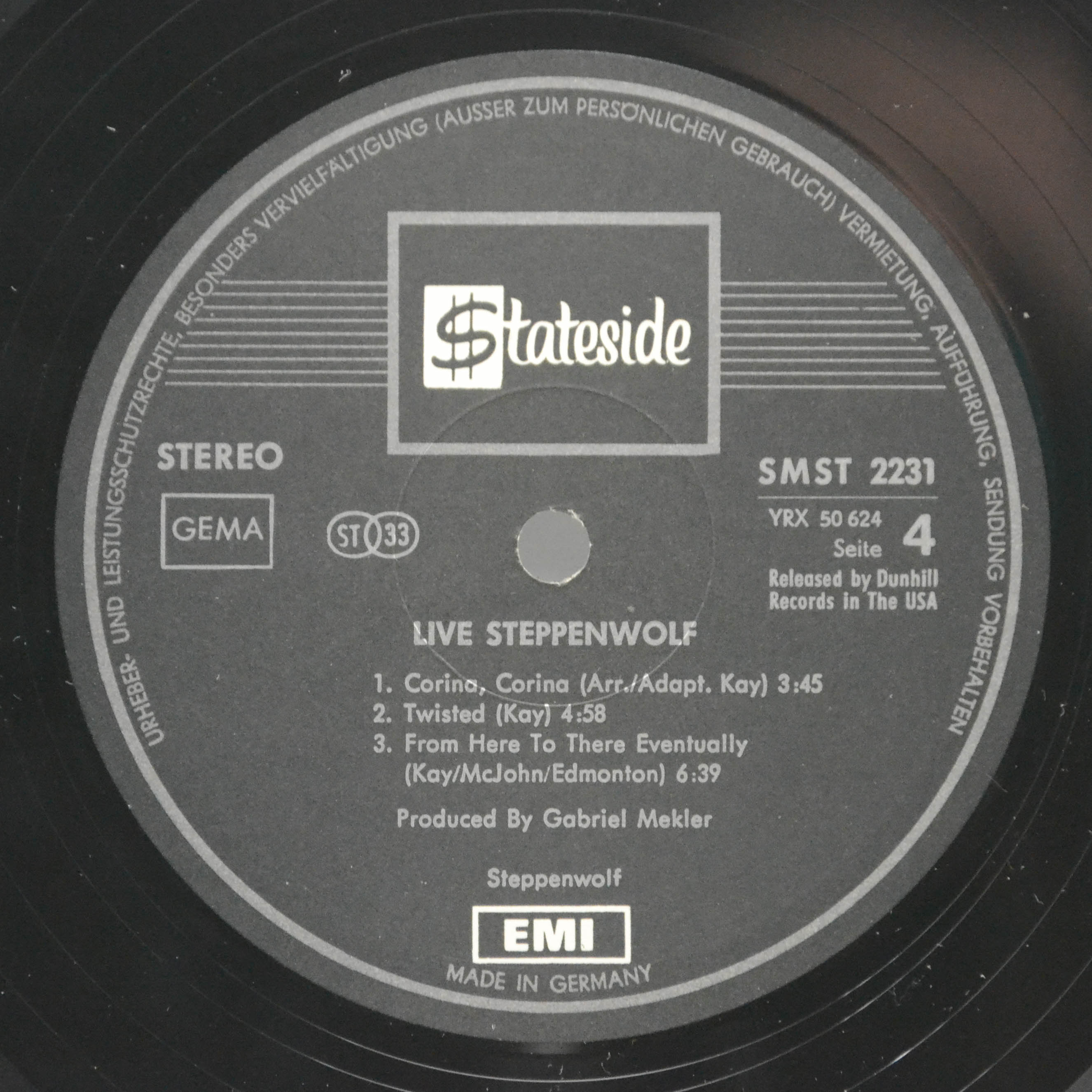 Steppenwolf — Live (2LP), 1970