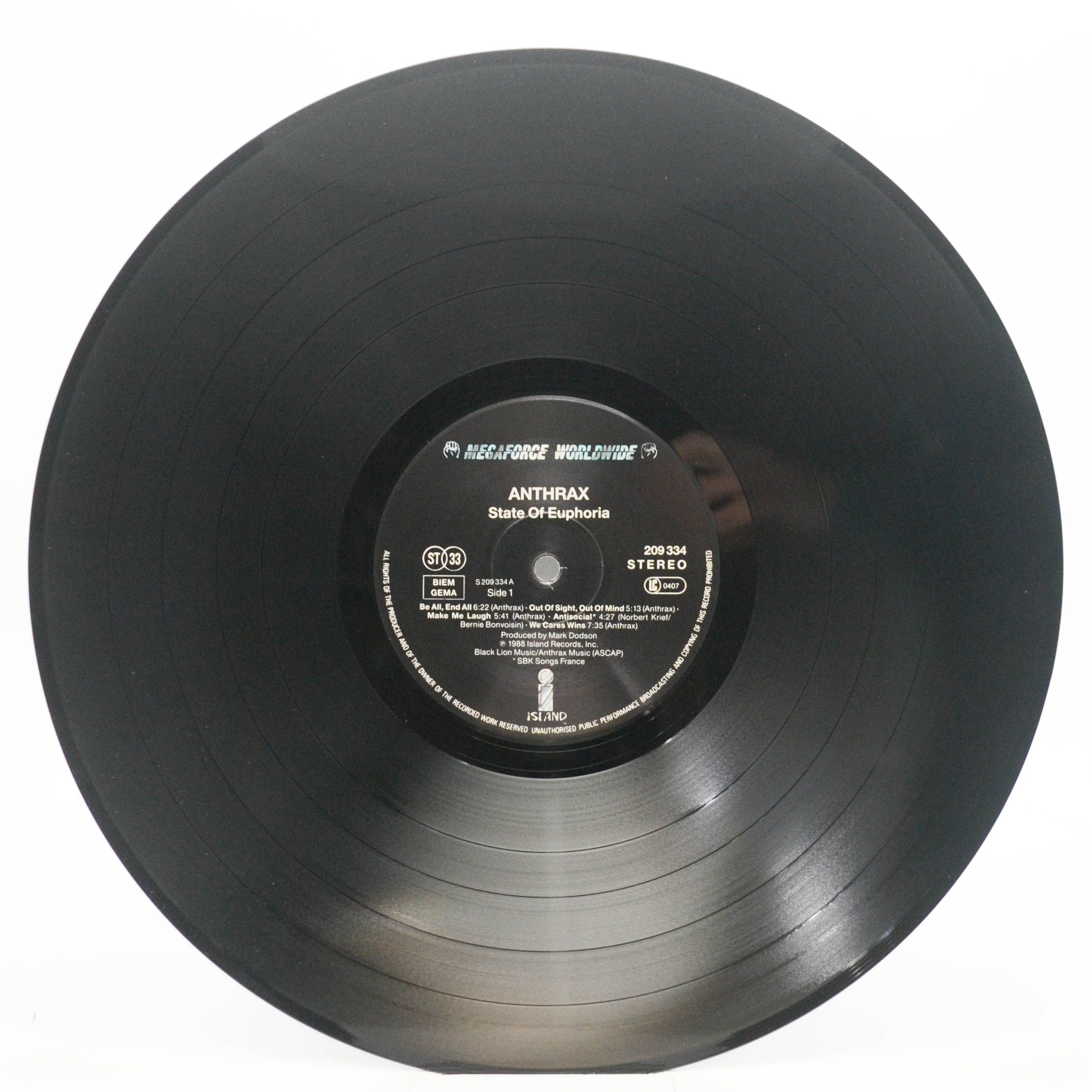 Anthrax — State Of Euphoria, 1988