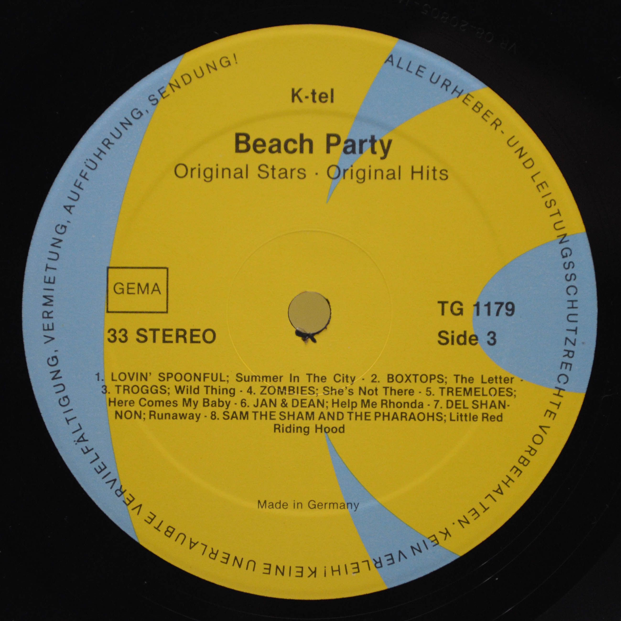 Various — Beach Party (2LP), 1978
