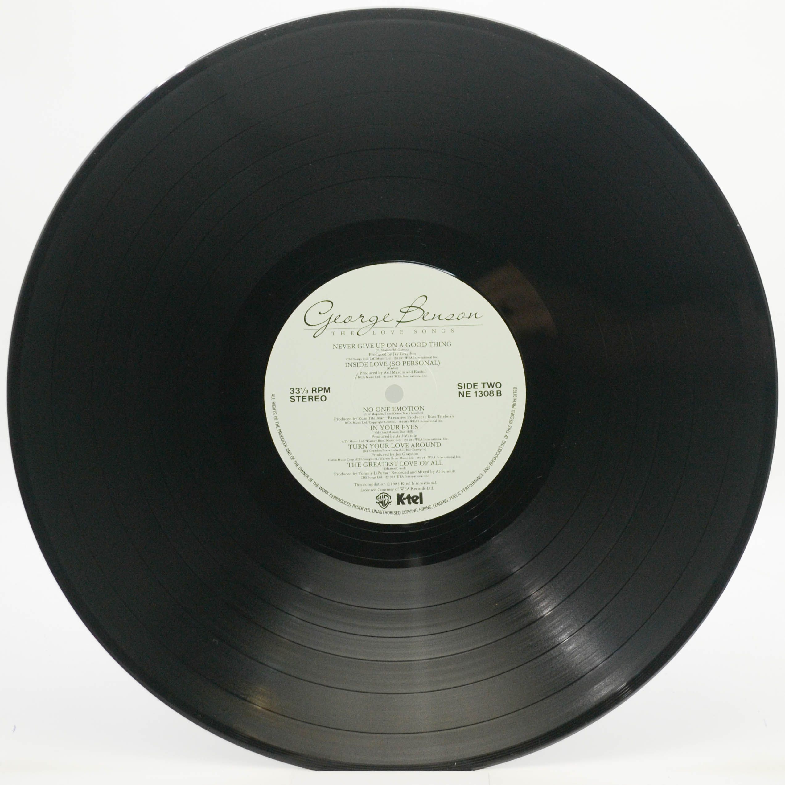 George Benson — The Love Songs, 1985