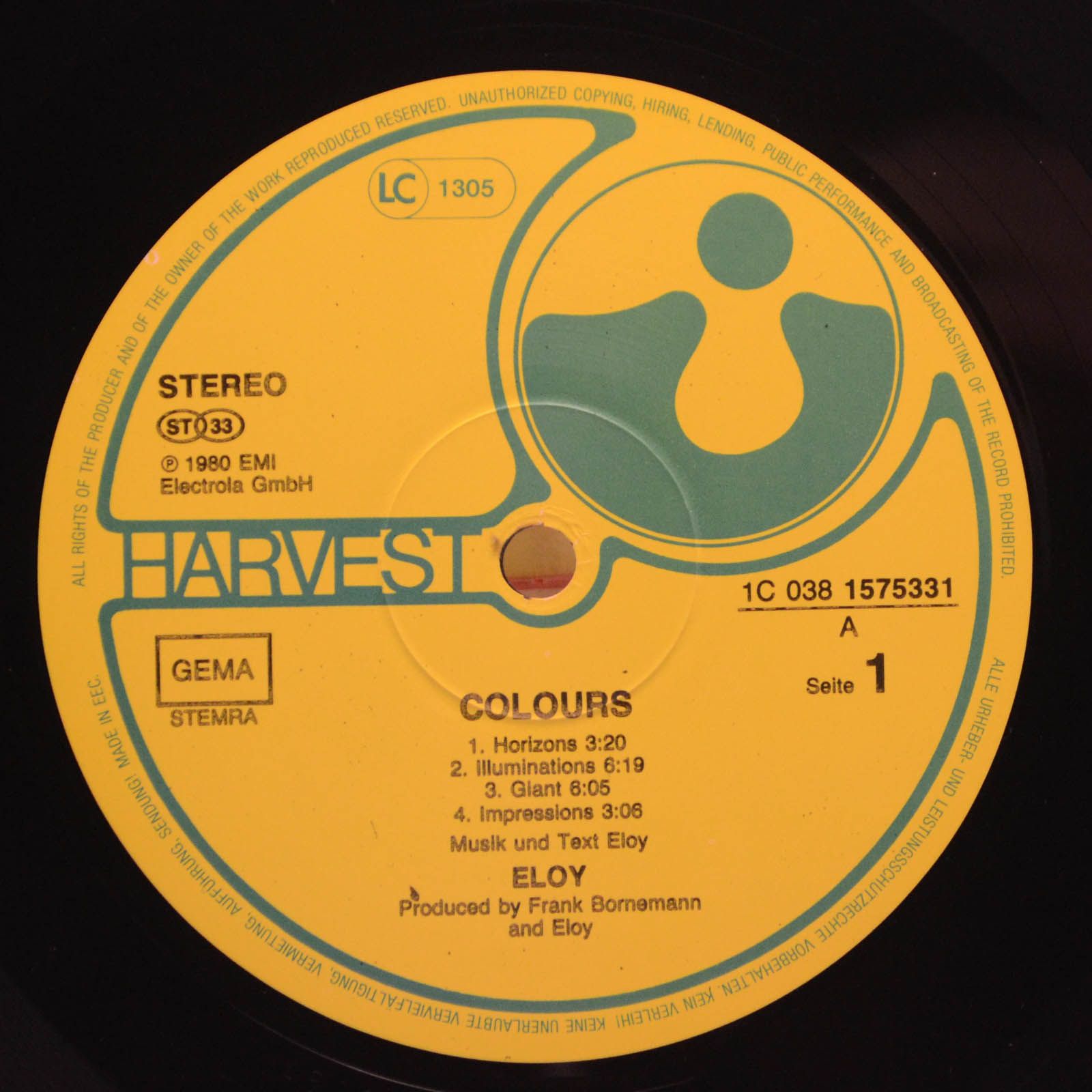 Eloy — Colours, 1980