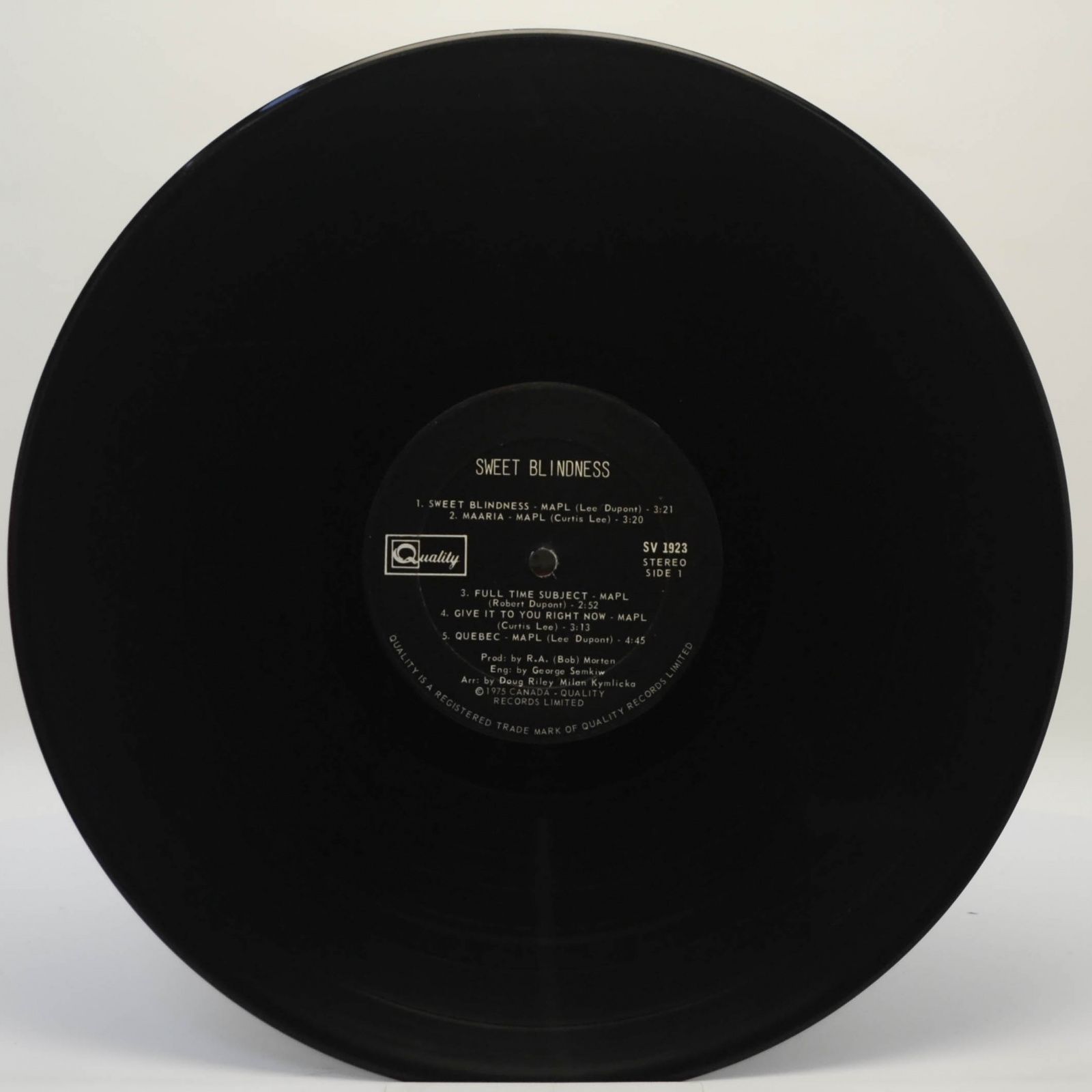 Sweet Blindness — Sweet Blindness, 1976