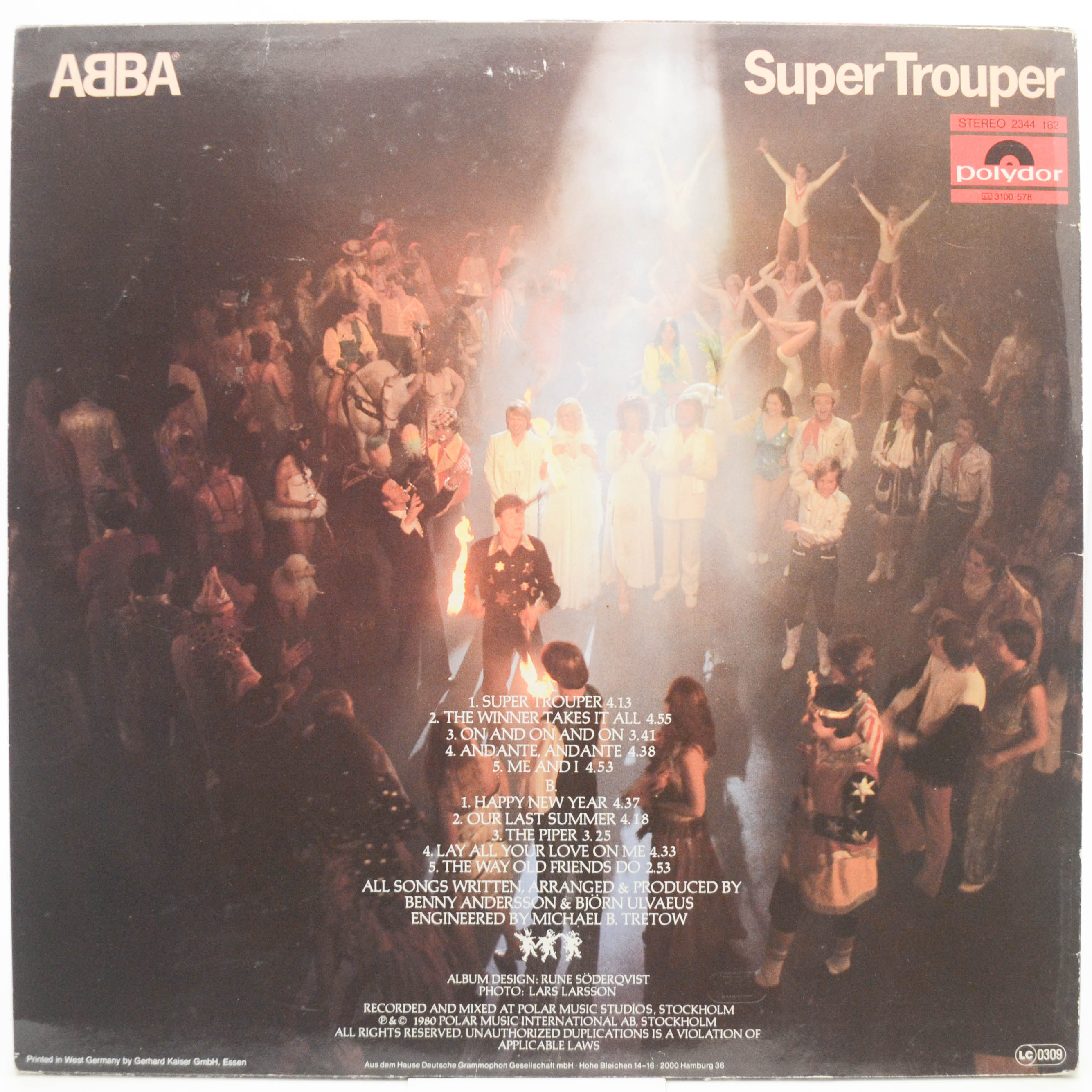ABBA — Super Trouper, 1980