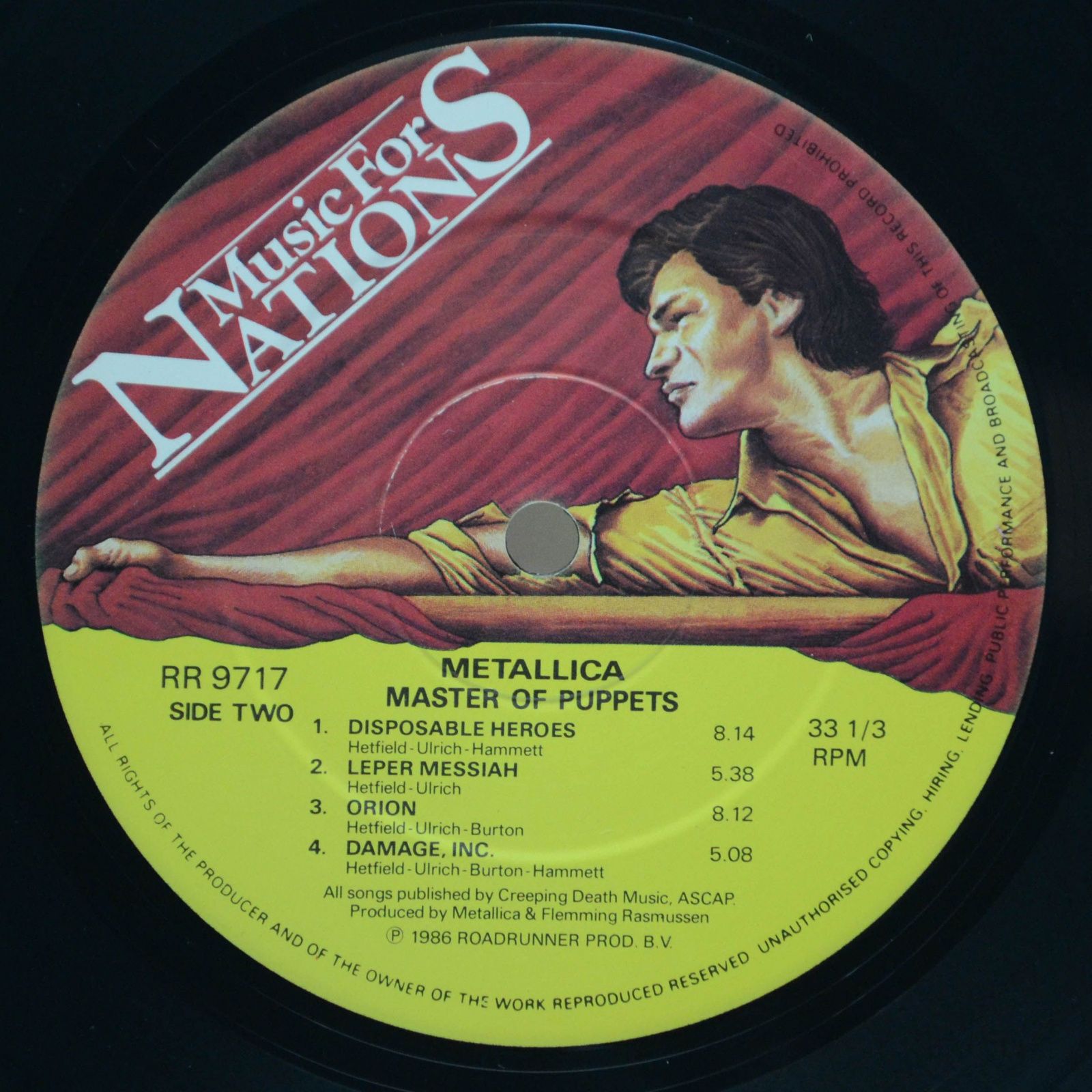 Metallica — Master Of Puppets, 1986