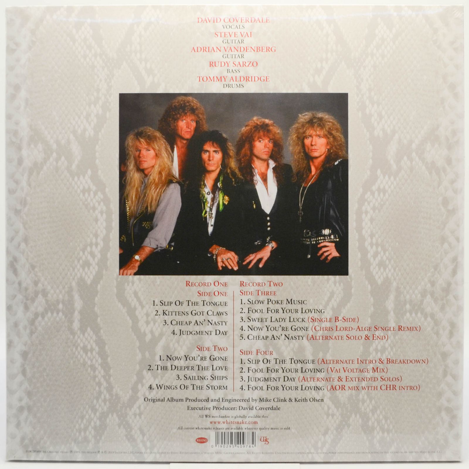 Whitesnake — Slip Of The Tongue, 2019