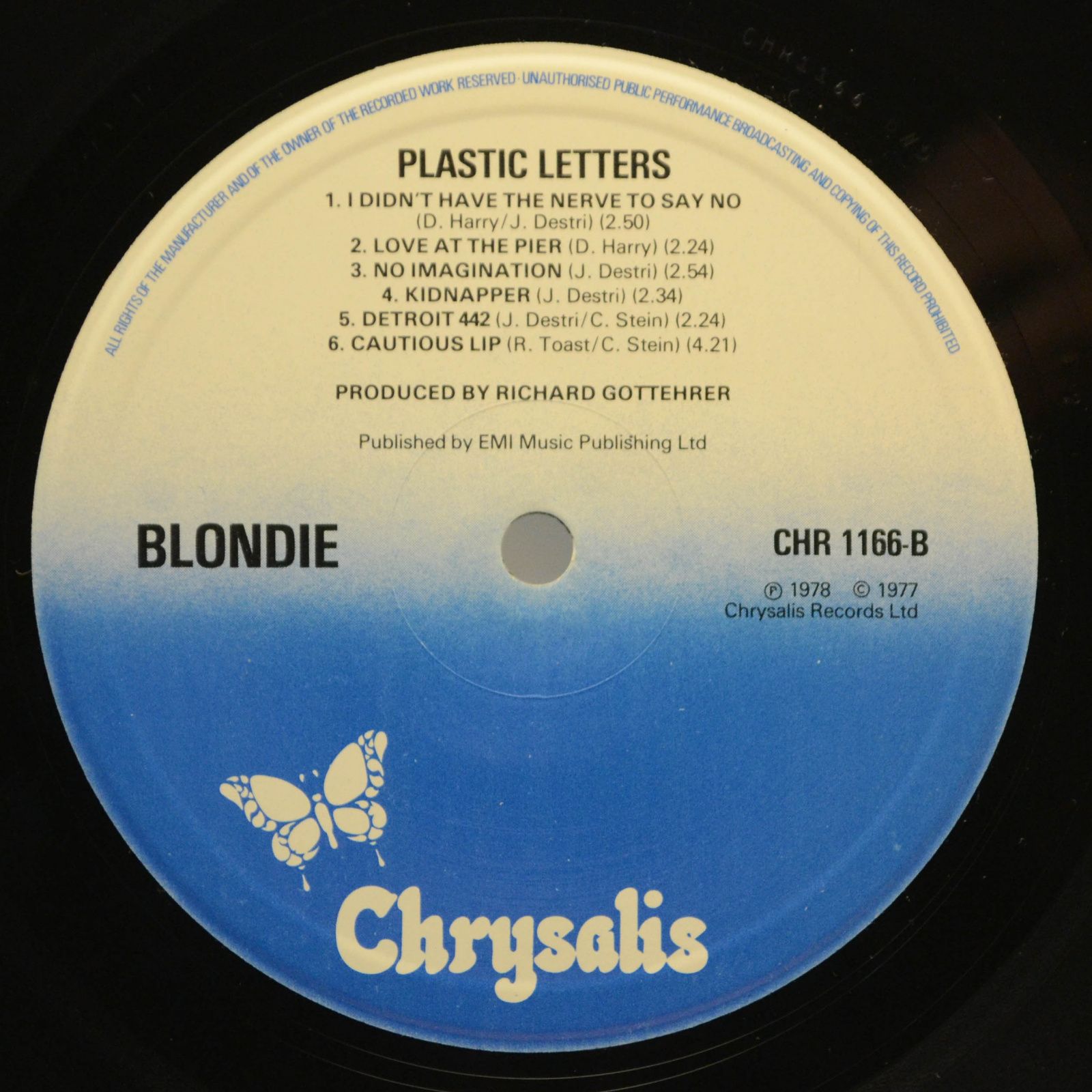Blondie — Plastic Letters (UK), 1978