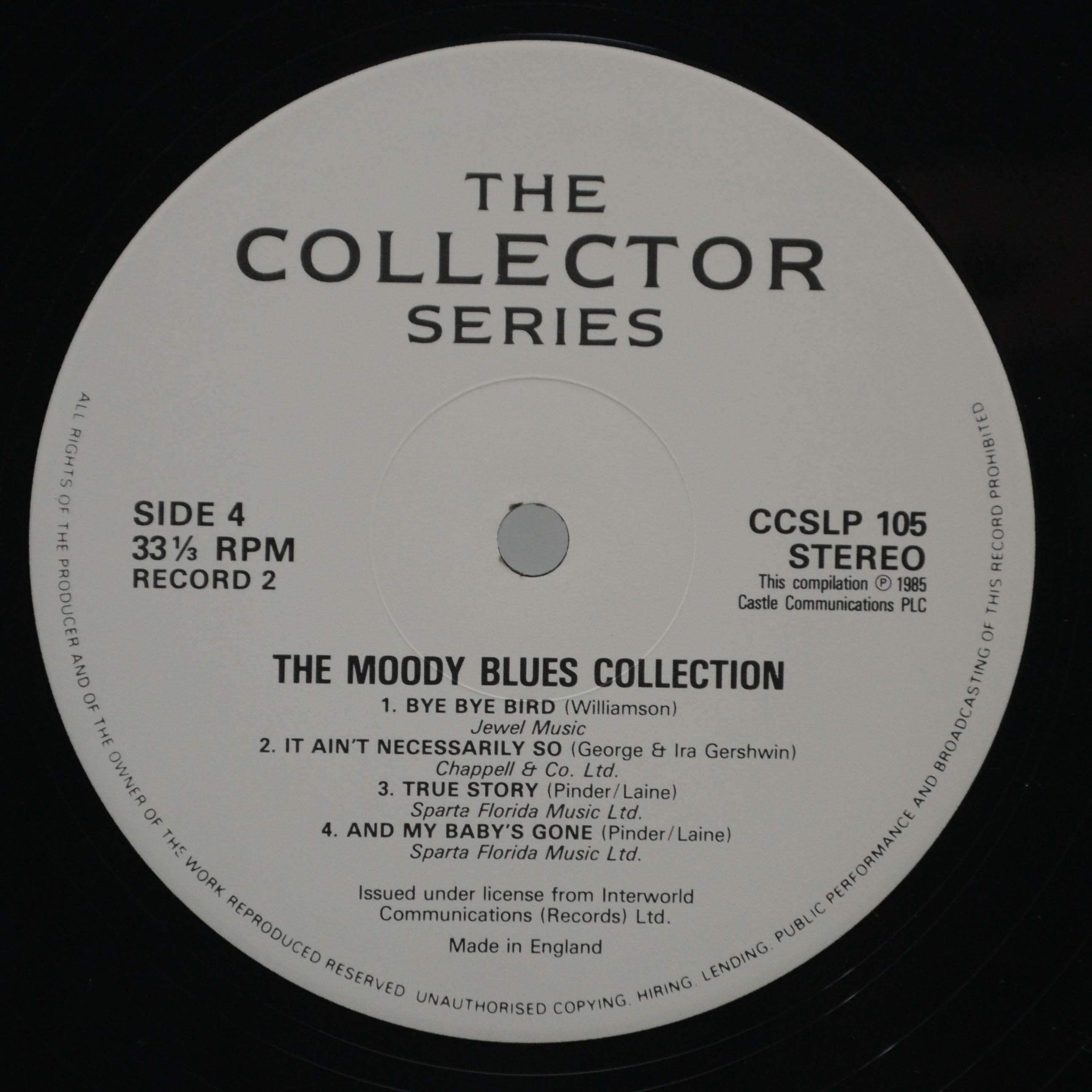 Moody Blues — Collection (2LP, UK), 1985
