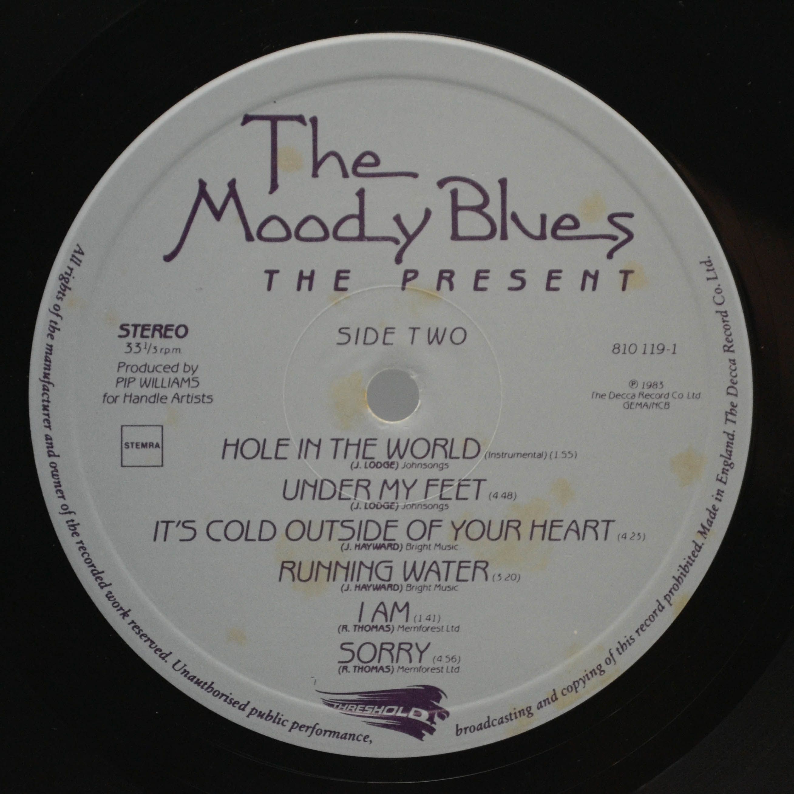 Moody Blues — The Present, 1983