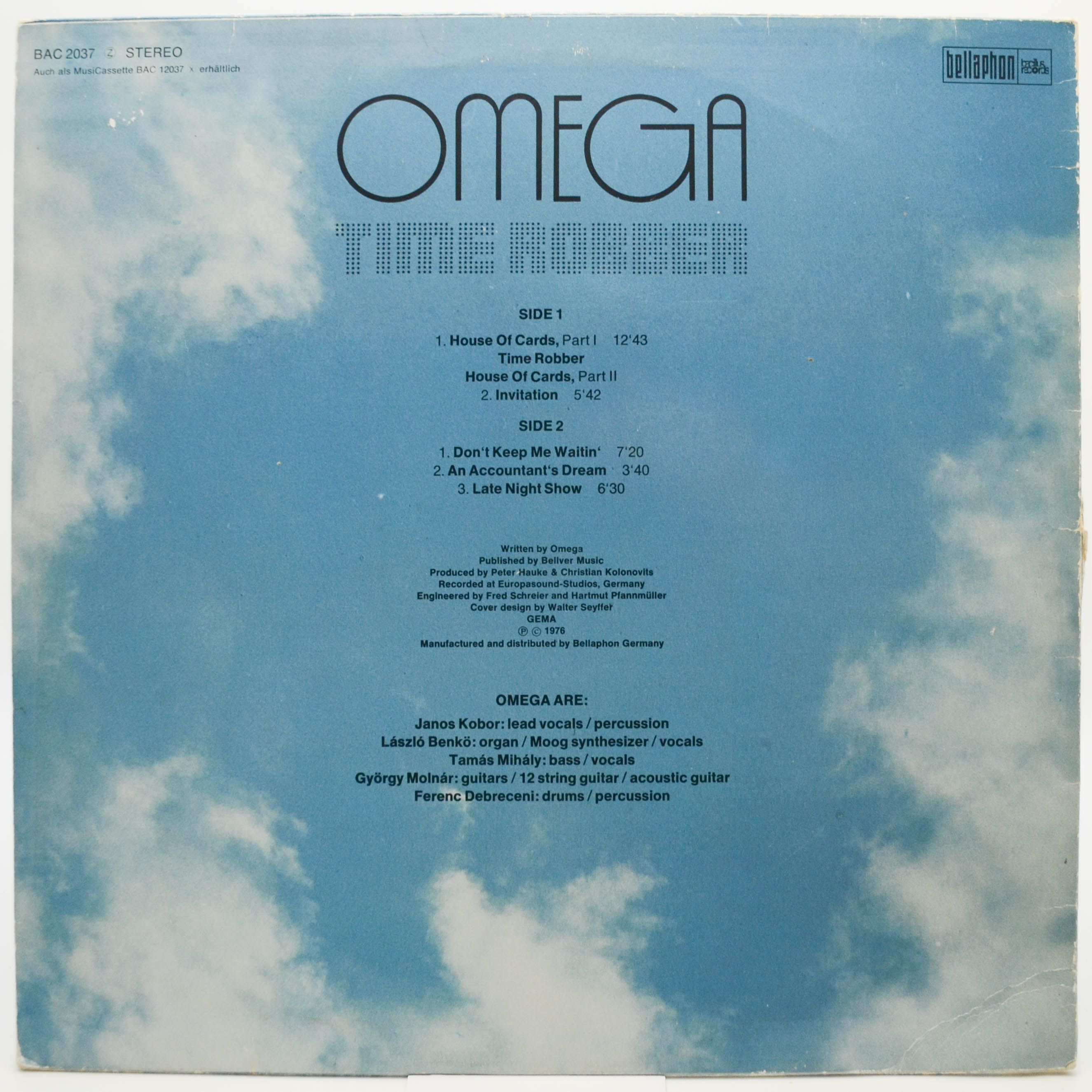 Omega — Time Robber, 1976