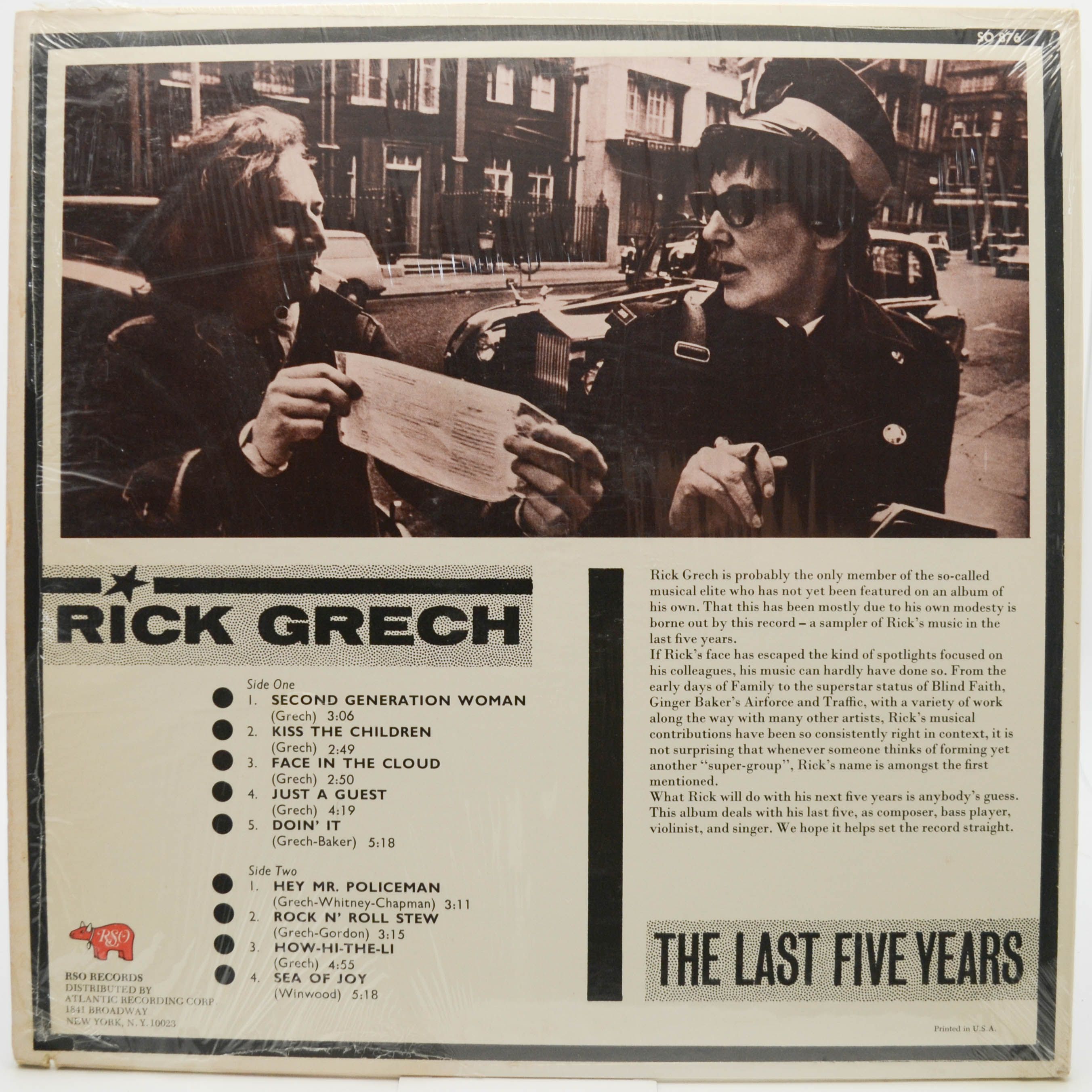 Rick Grech — The Last Five Years (USA), 1973