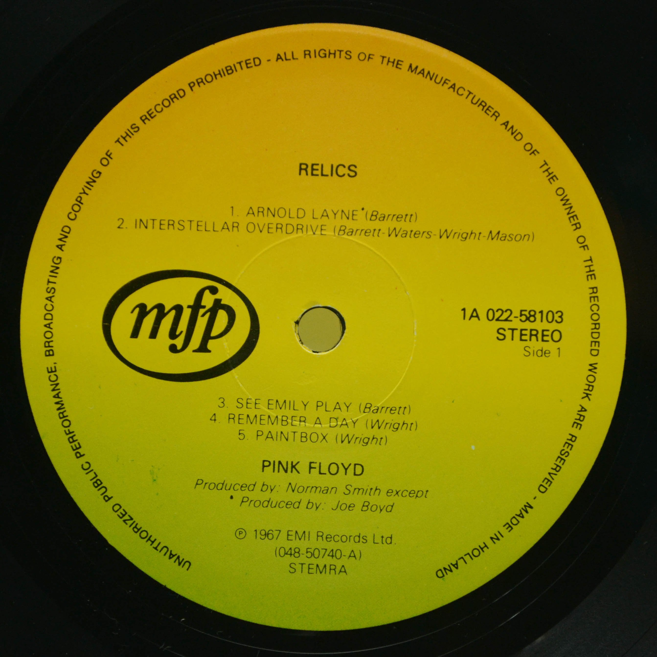 Pink Floyd — Relics, 1971