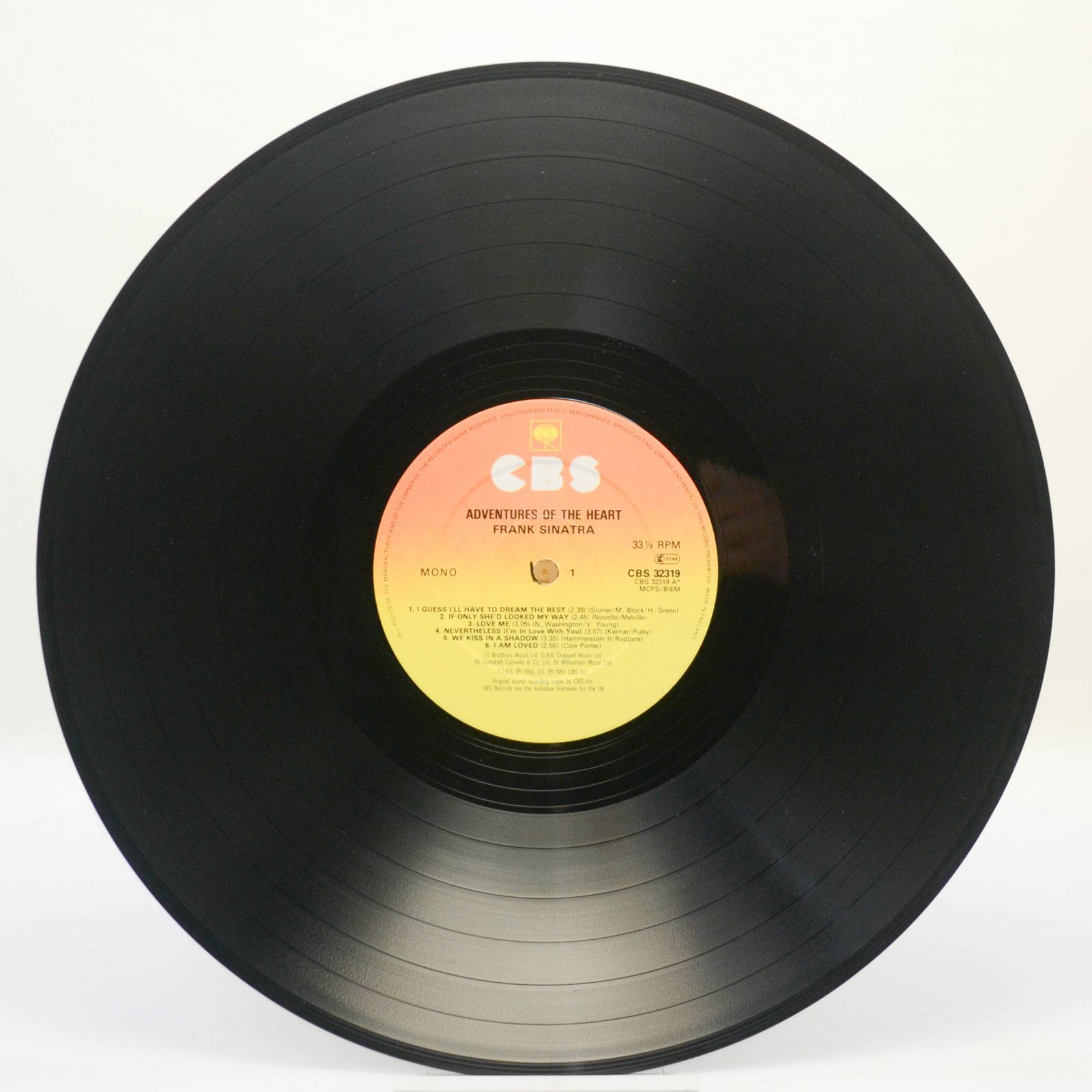 Frank Sinatra — Adventures Of The Heart (UK), 1957