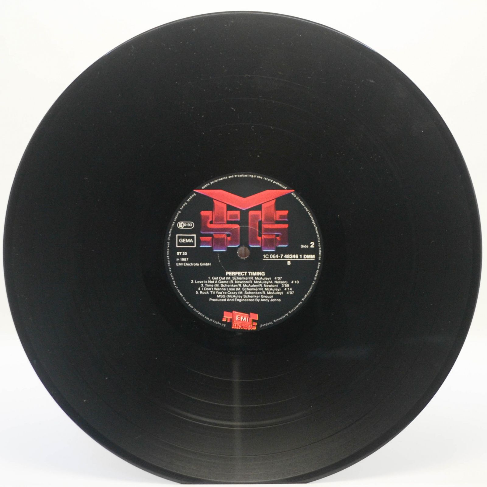 McAuley Schenker Group — Perfect Timing, 1987