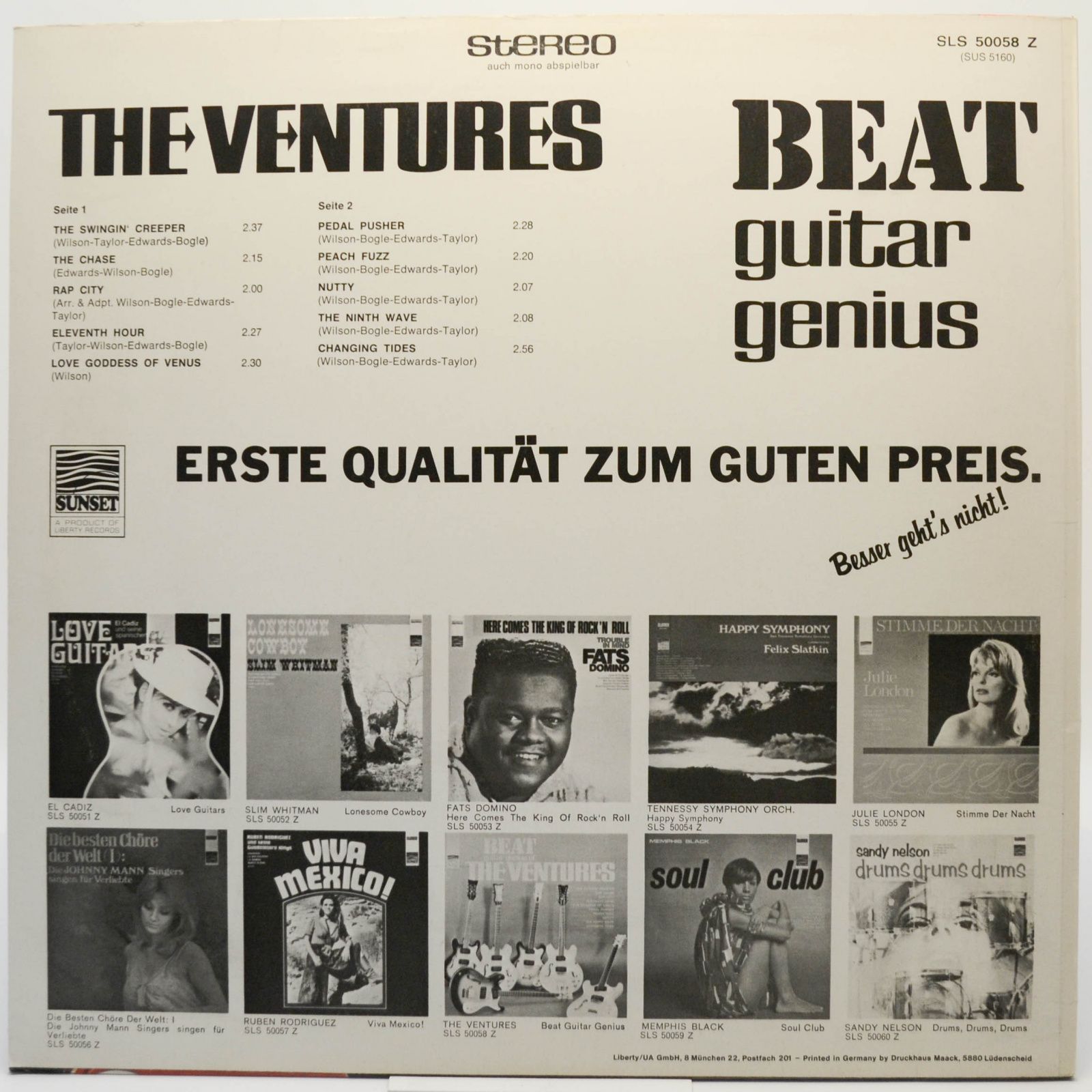 Ventures — Beat Guitar Genius Of The Ventures, 1967