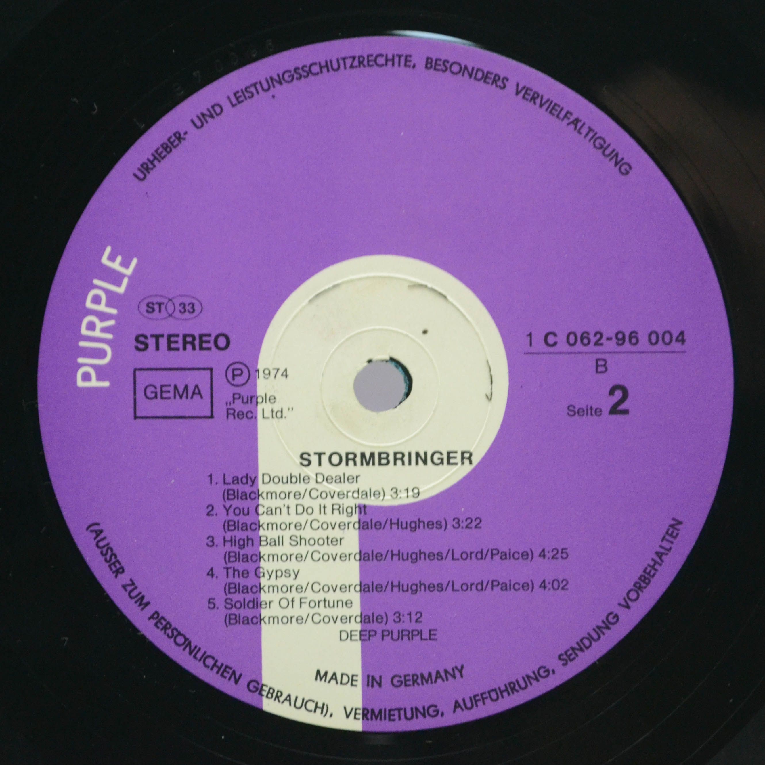 Deep Purple — Stormbringer, 1974