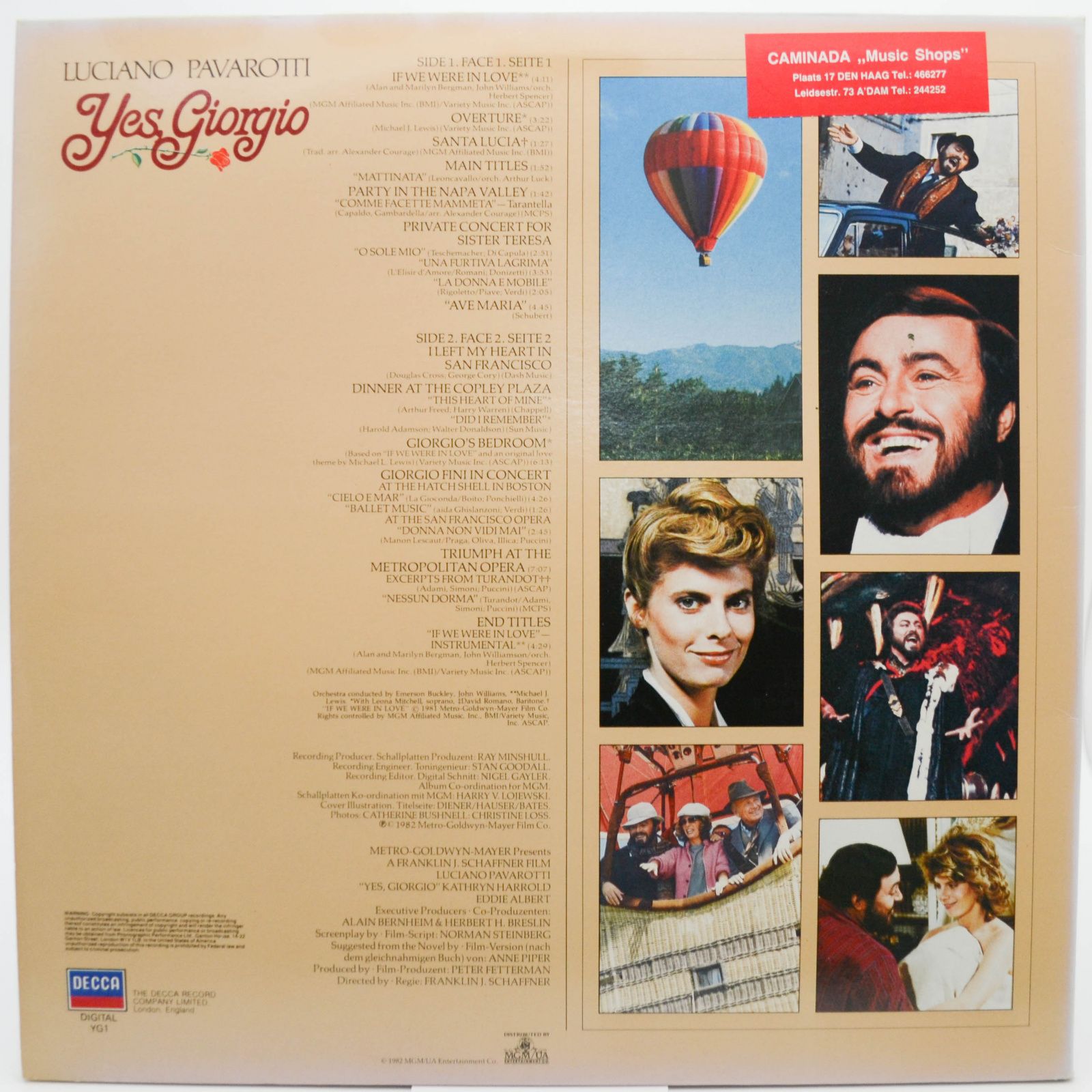 Luciano Pavarotti — Yes, Giorgio, 1982