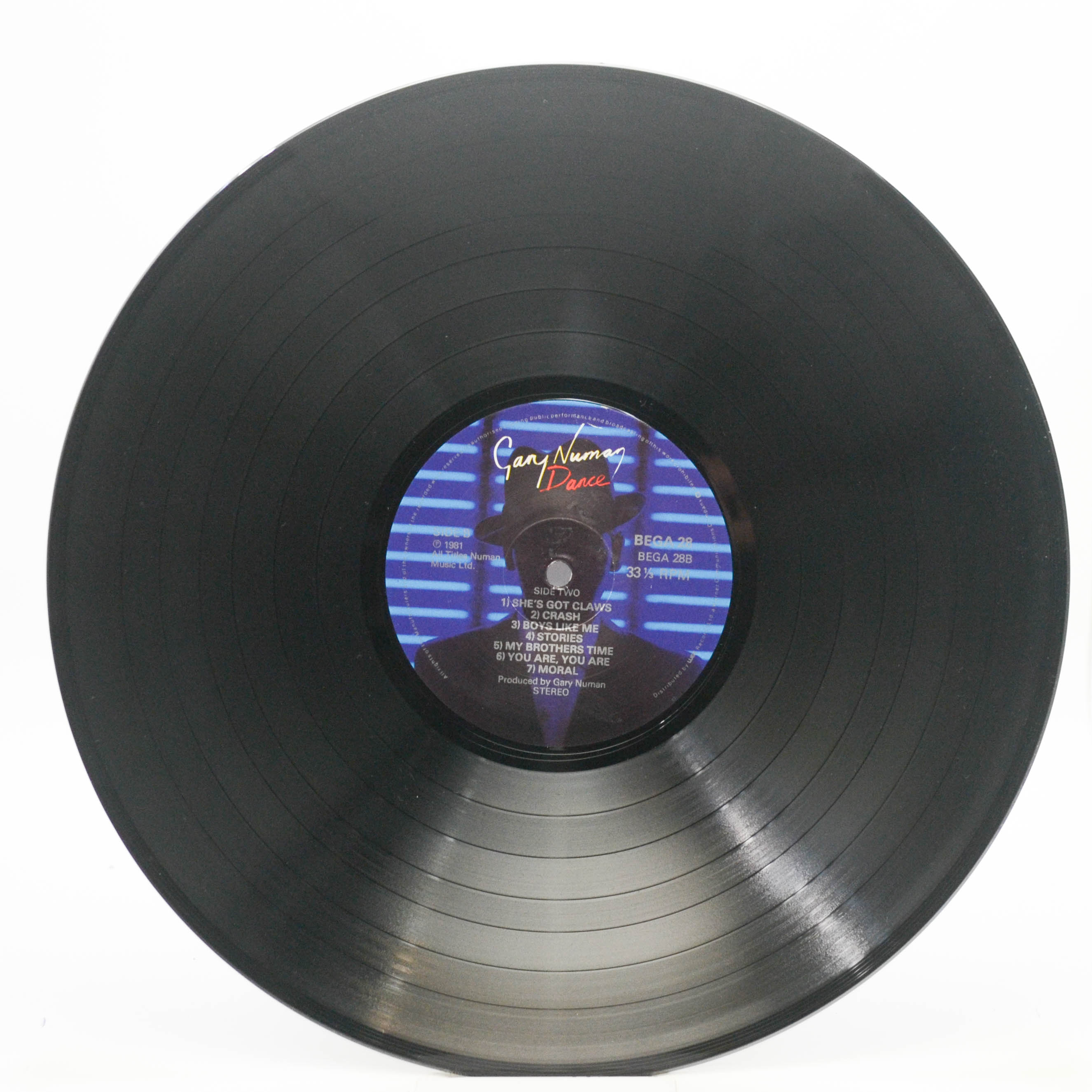 Gary Numan — Dance (1-st, UK, poster), 1981