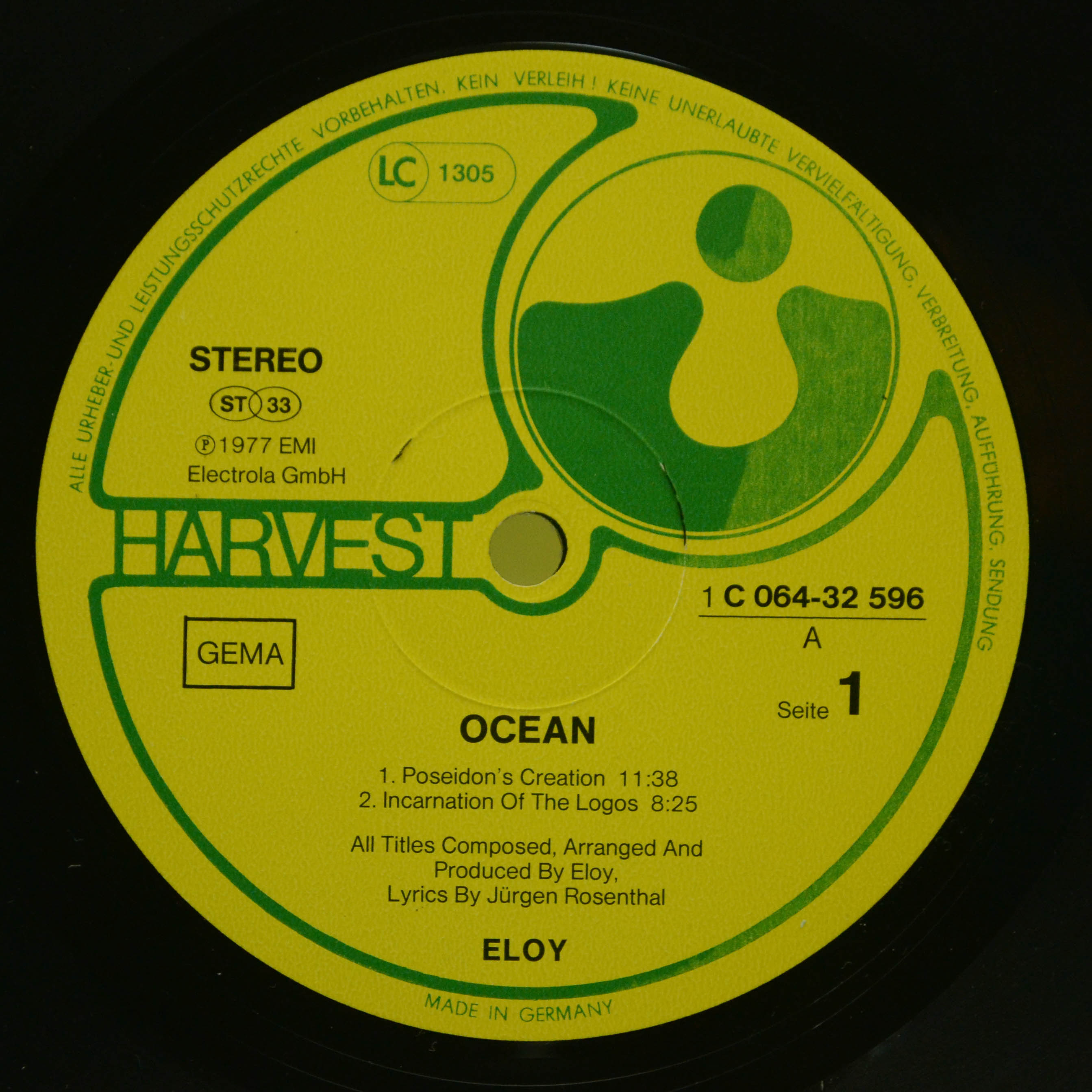 Eloy — Ocean (1-st, Germany), 1977