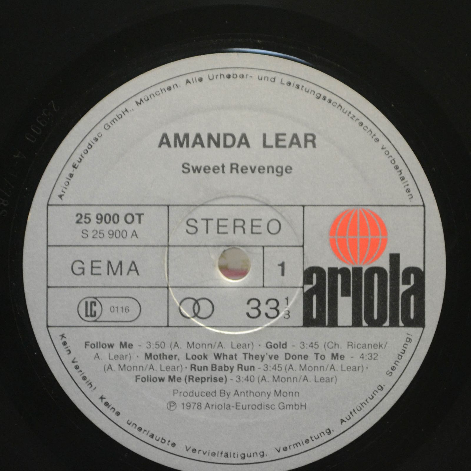 Amanda Lear — Sweet Revenge, 1978