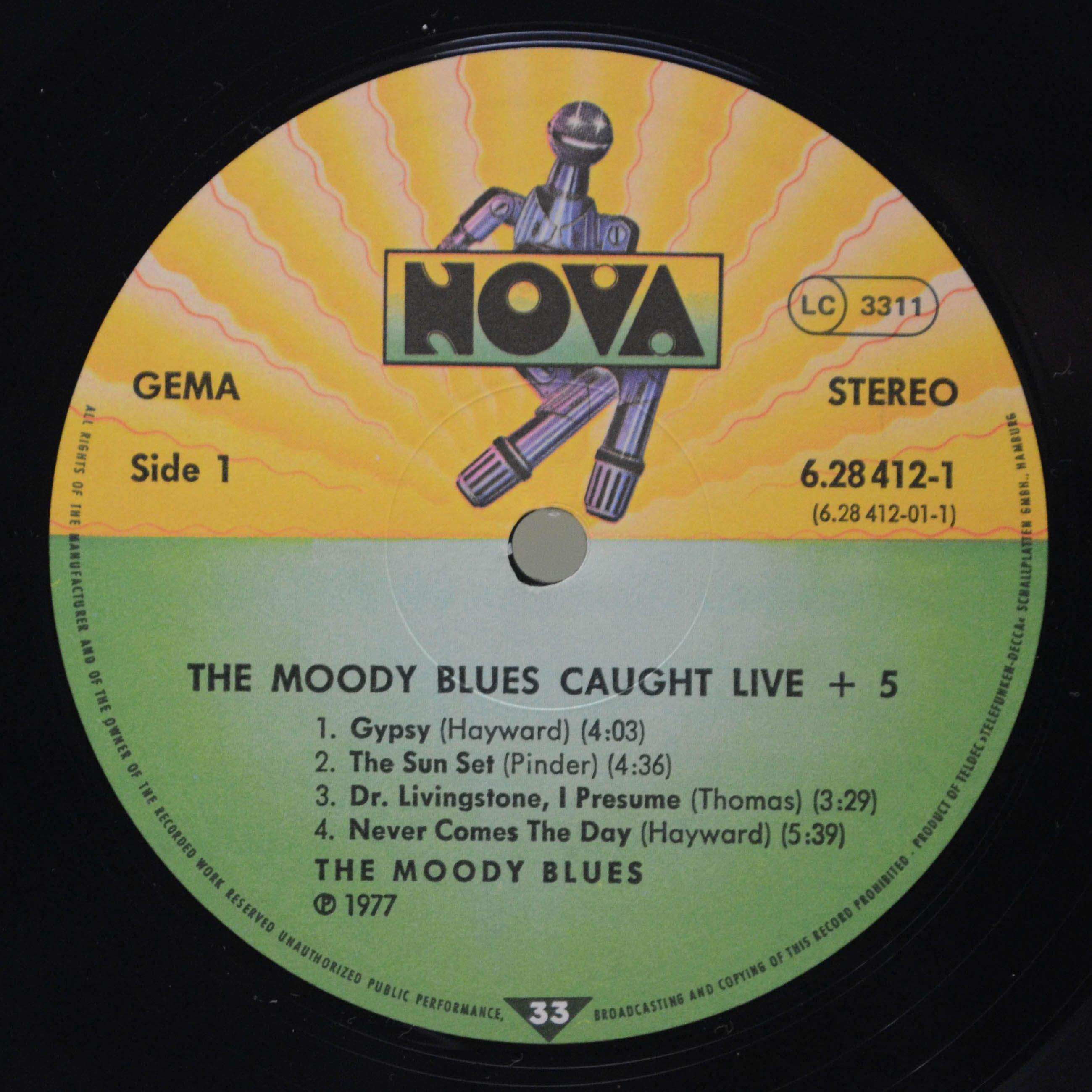 Moody Blues — Caught Live +5 (2LP), 1977