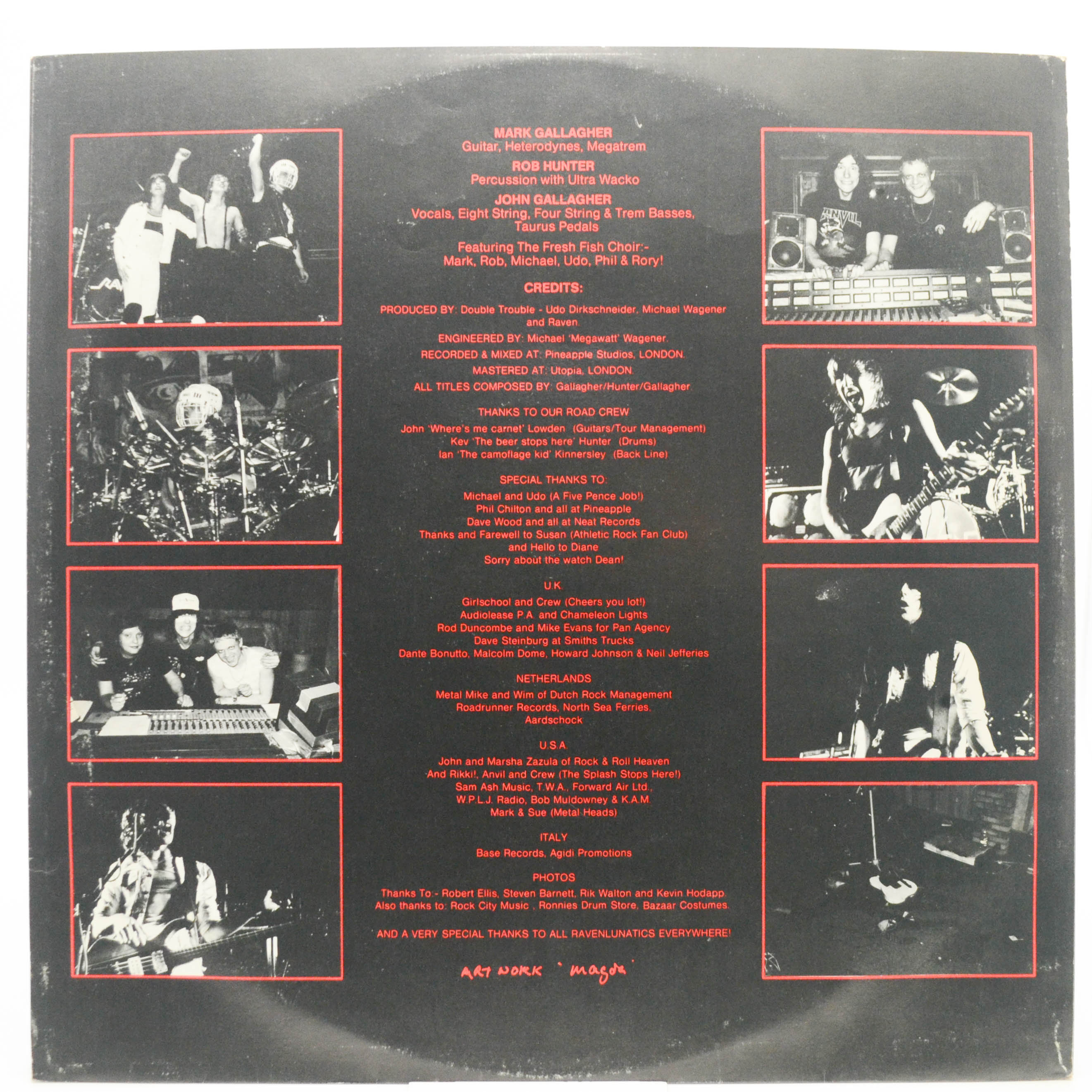 Raven — All For One (1-st, UK), 1983