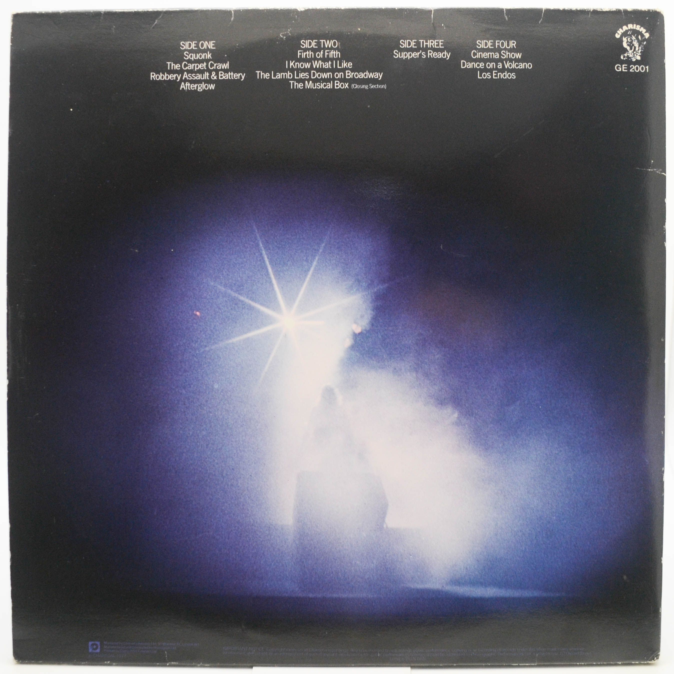 Genesis — Seconds Out (2LP, 1-st UK), 1977